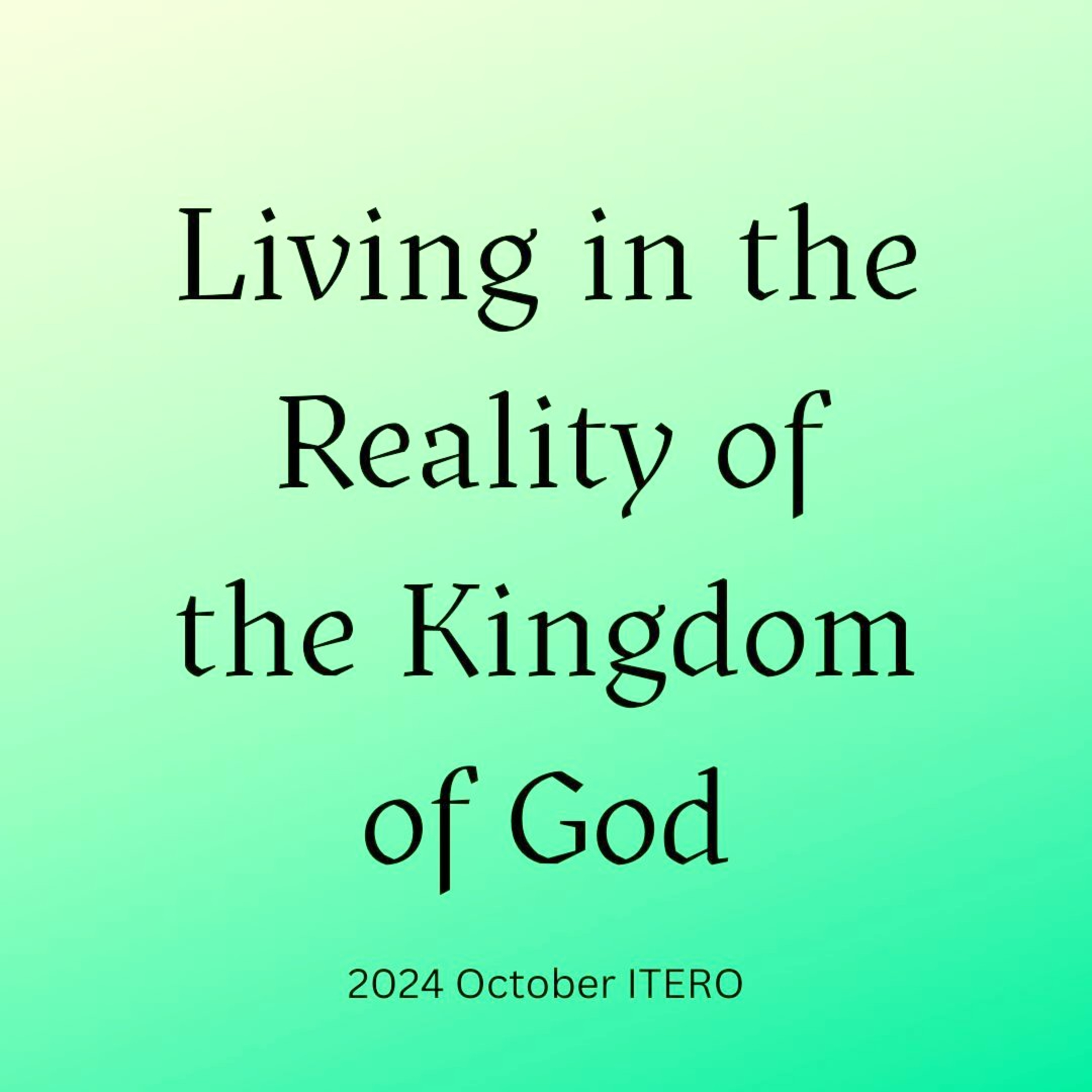 2024FITEROw2d4-Know God as a God who Hides Himself: He likes to work Secretly rather than Openly