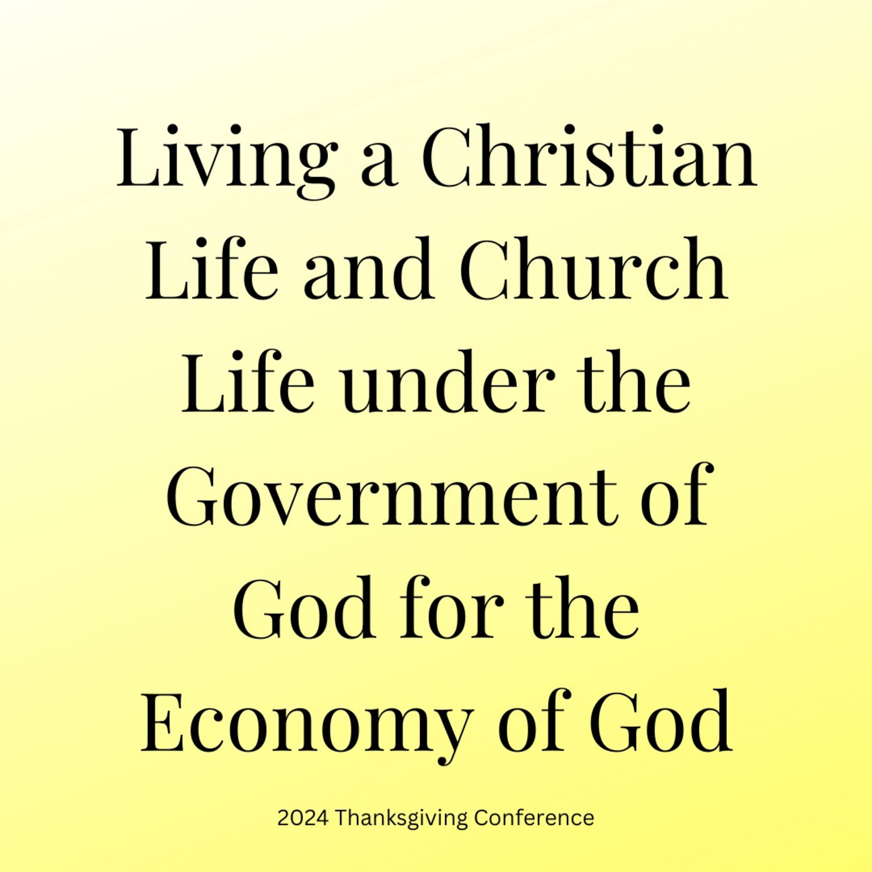 2024TGCw3d6-Our Priestly Service must Originate from God and be According to His Limitation episode artwork