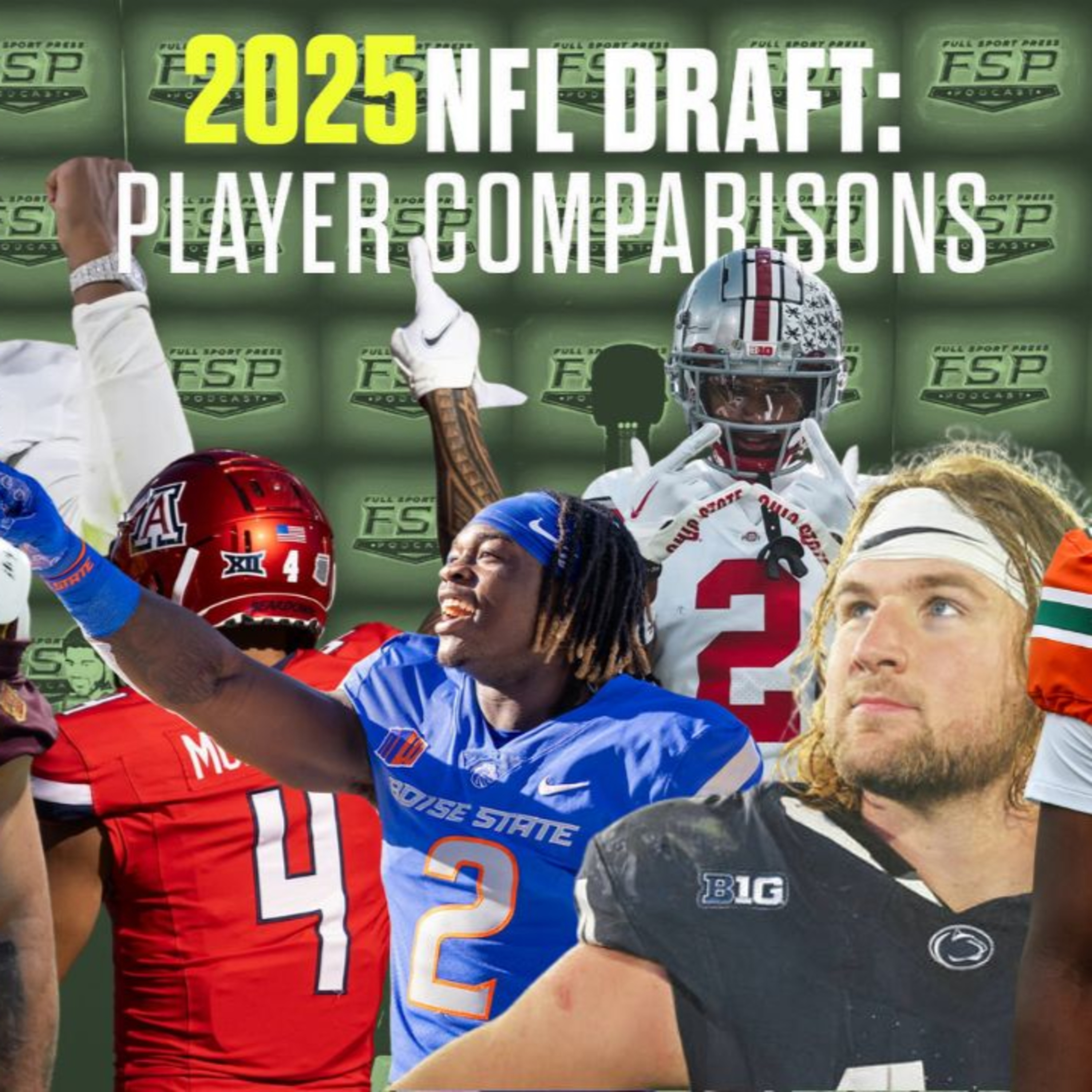 Episode 558: 2025 NFL Draft Player Comparisons (OFFENSE) Show | 3/24/2025 episode artwork