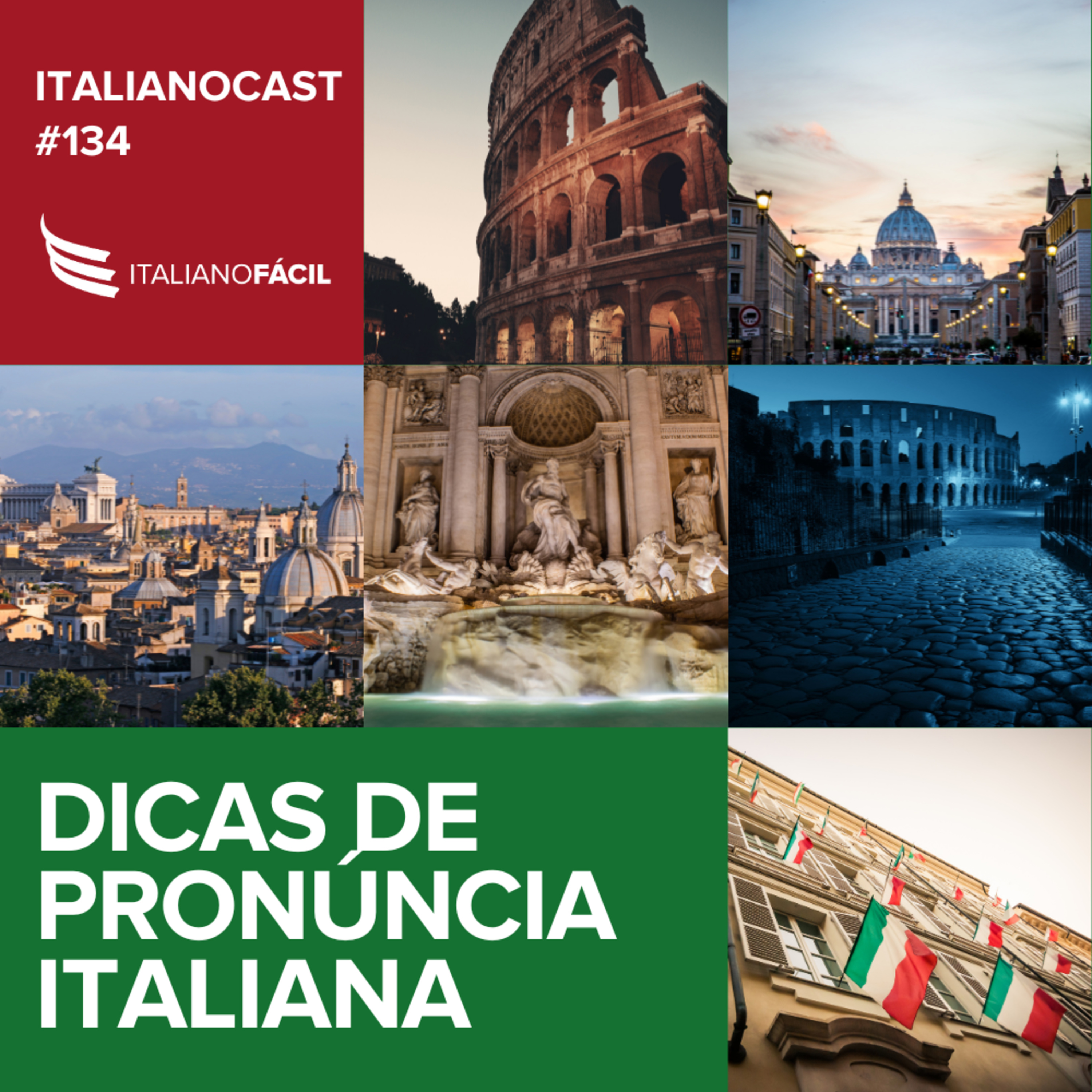 #134 - Dicas de pronúncia italiana (Parte 2) episode artwork
