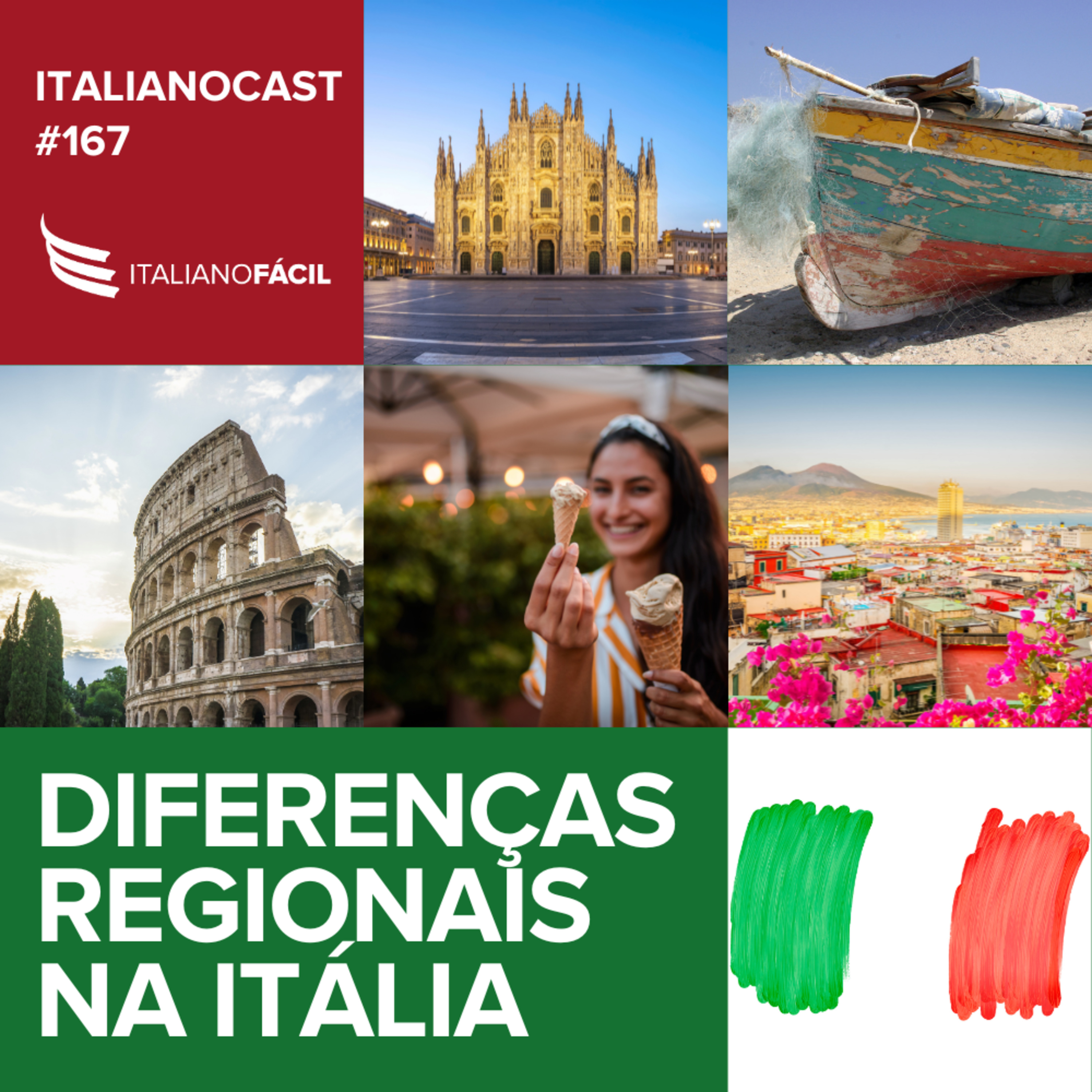 #167 - Diferenças regionais na Itália (Parte 1) episode artwork