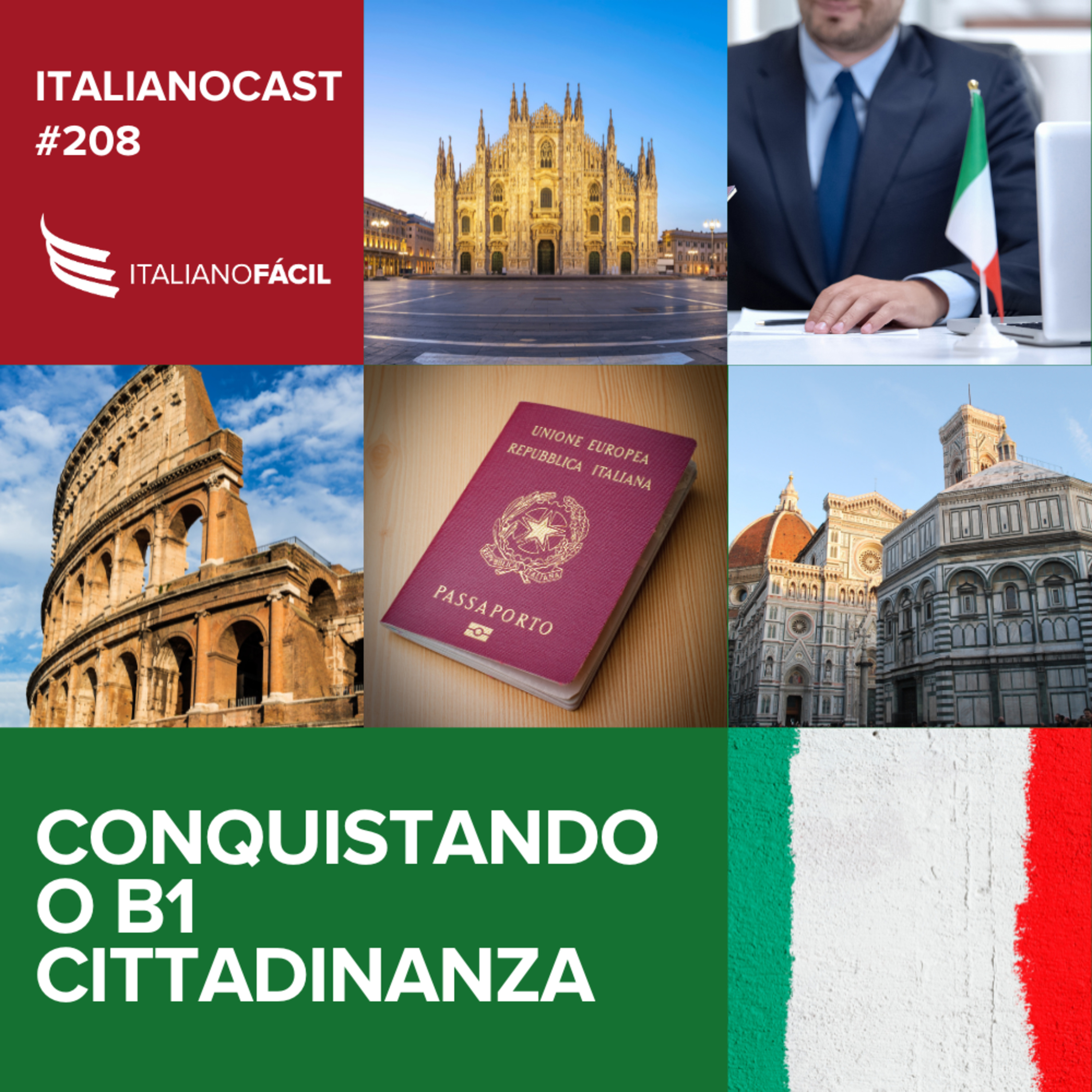 #208 - Conquistando o B1 Cittadinanza (Parte 2) episode artwork