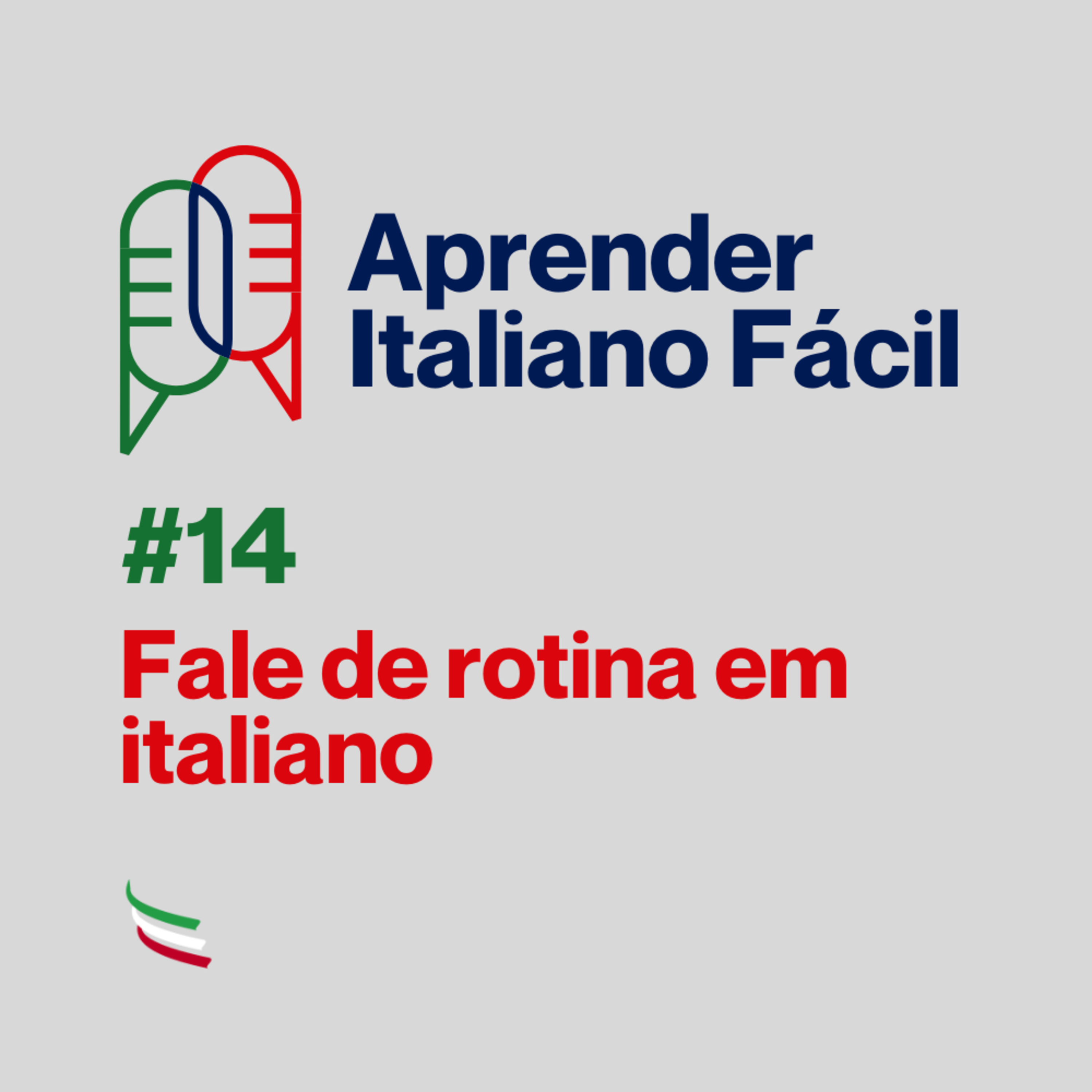#014 - Fale de rotina em italiano episode artwork