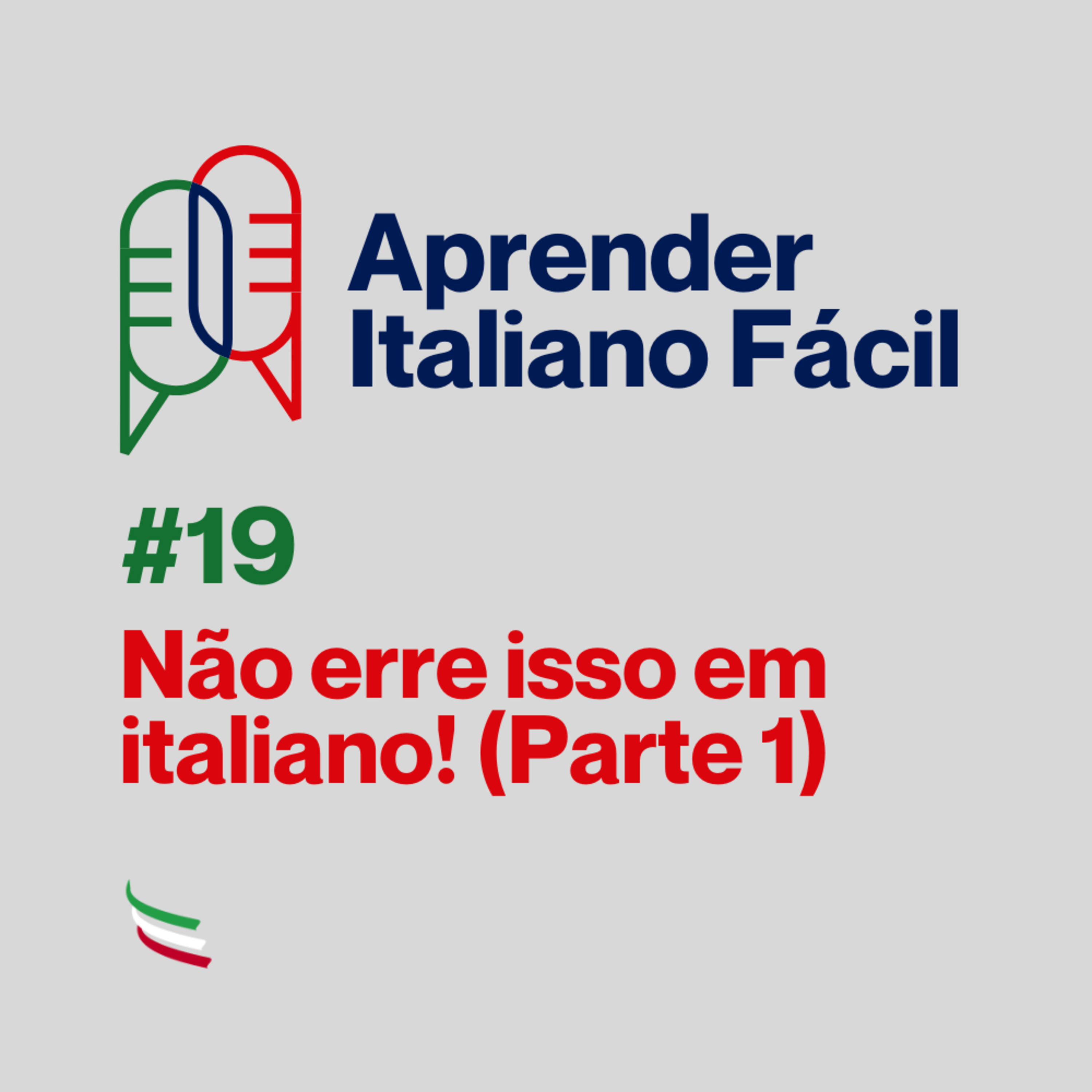 #019 - Não erre isso em italiano! (Parte 1) episode artwork