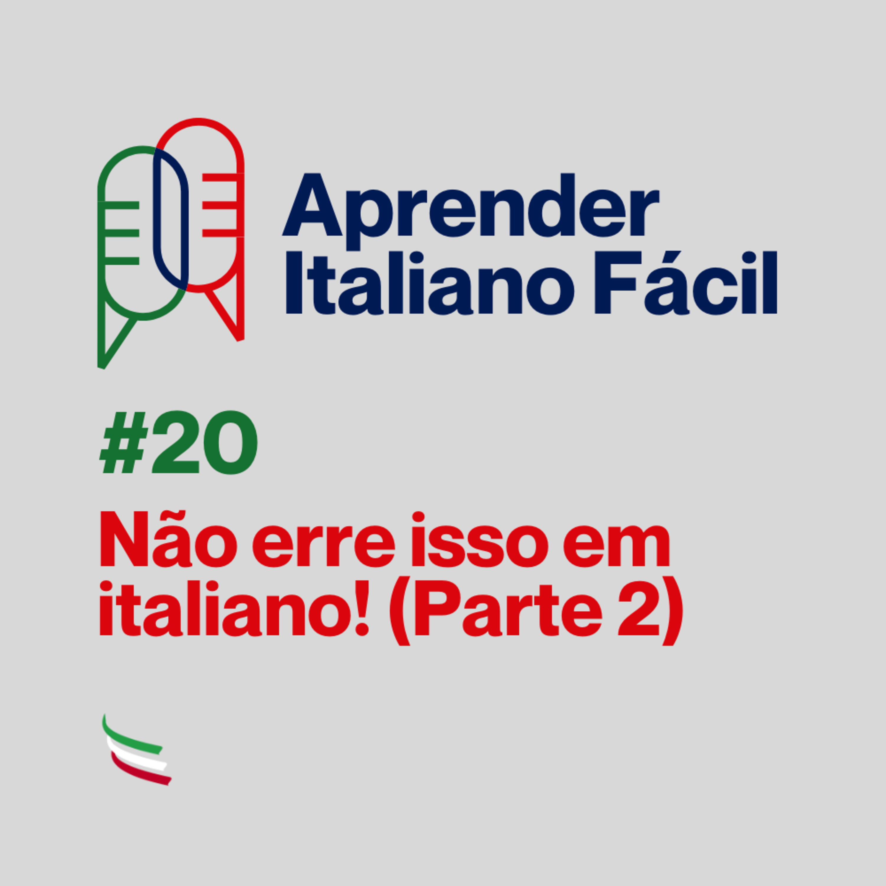 #020 - Não erre isso em italiano! (Parte 2) episode artwork