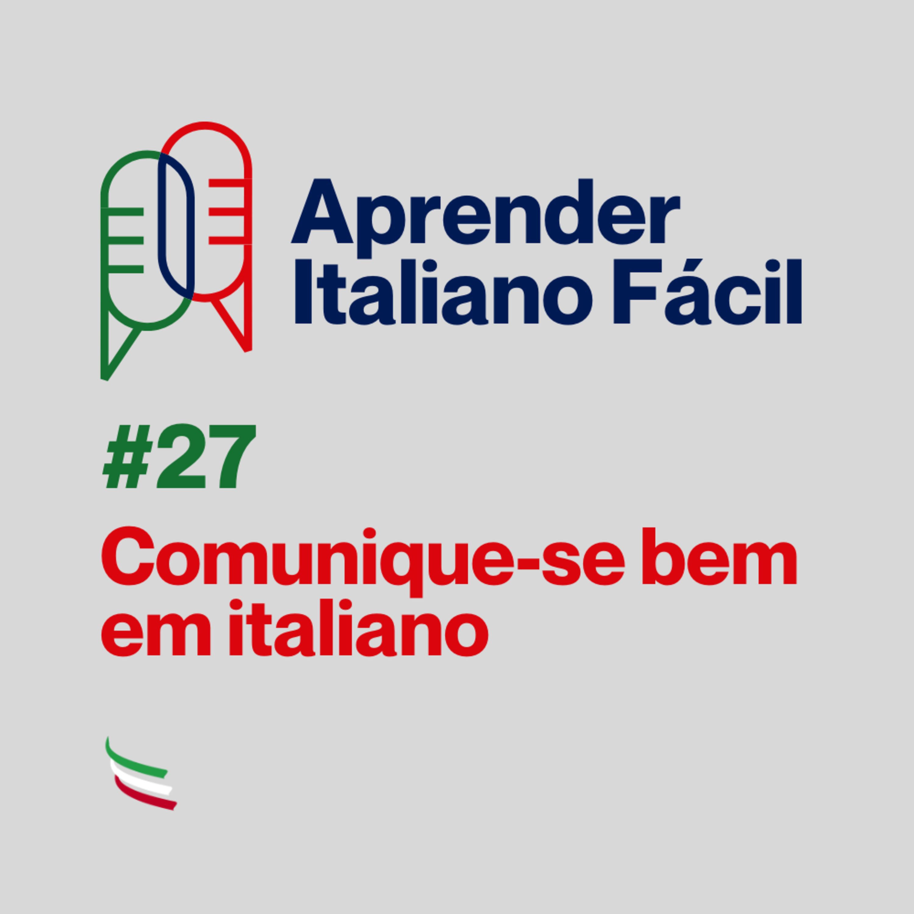 #027 - Comunique-se bem em italiano episode artwork