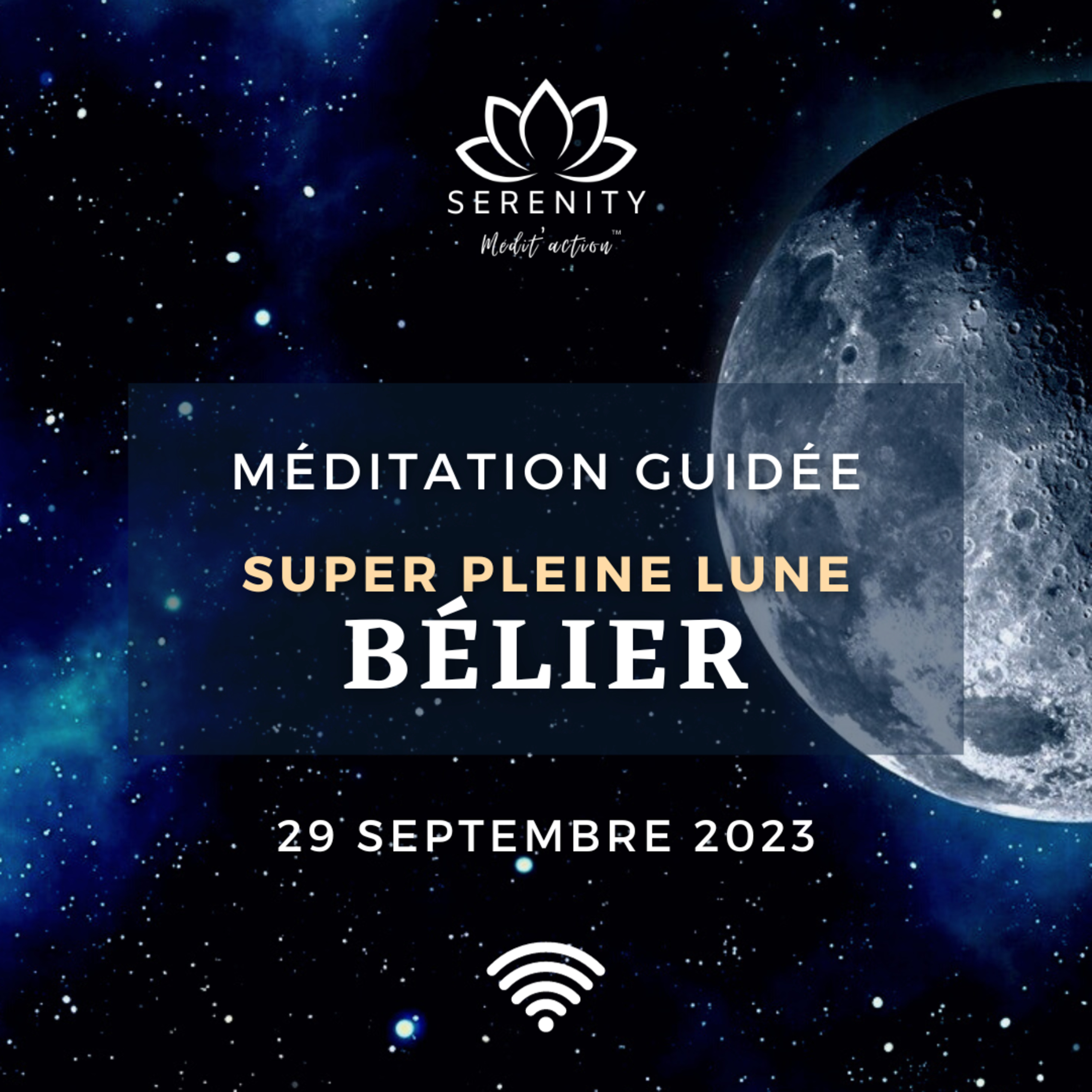 🎧 20 MIN Méditation - SUPER LUNE en BÉLIER ♈ 29 SEPTEMBRE 2023 episode artwork