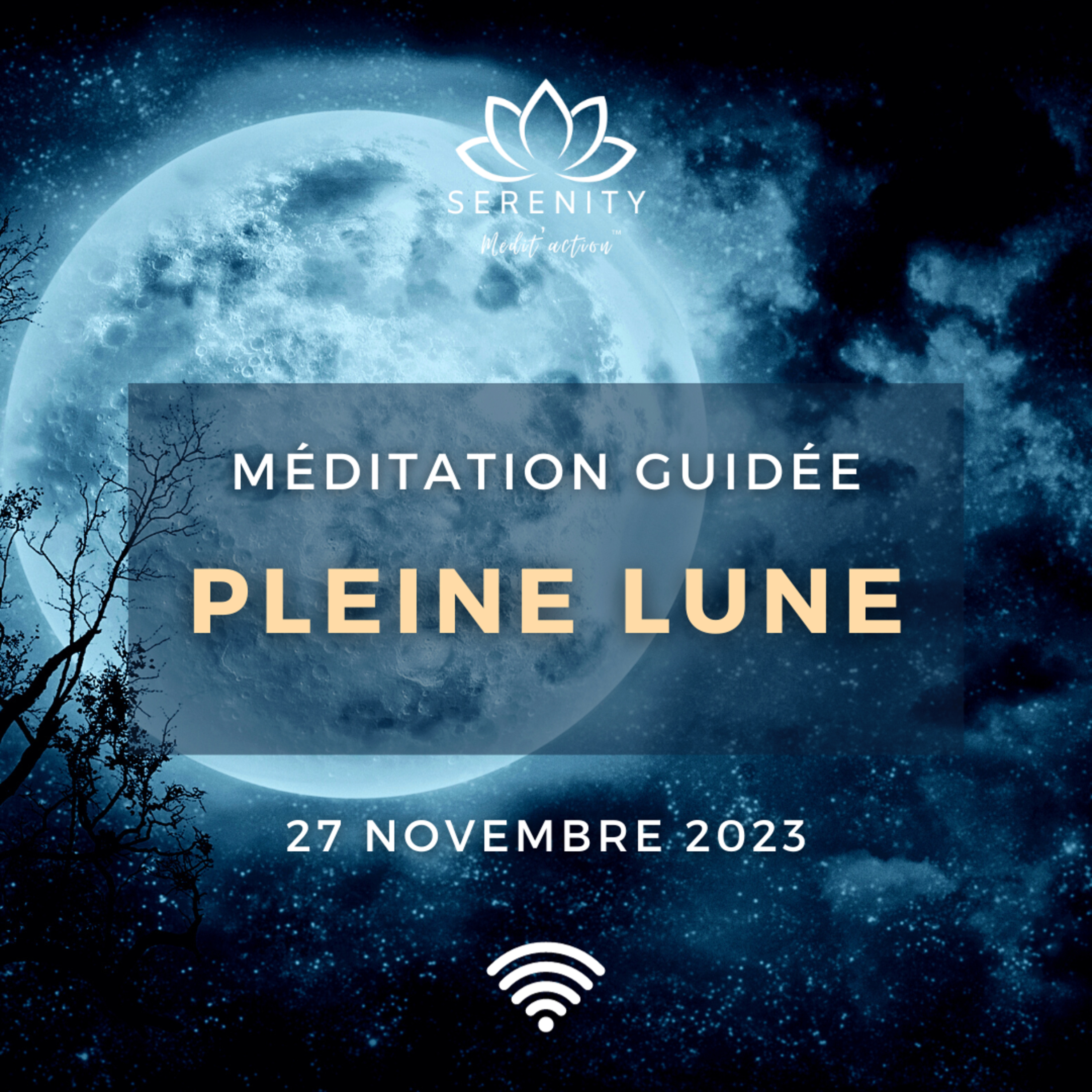 20 MIN 🎧 Méditation - PLEINE LUNE en GÉMEAUX ♊ 27 NOVEMBRE 2023 episode artwork