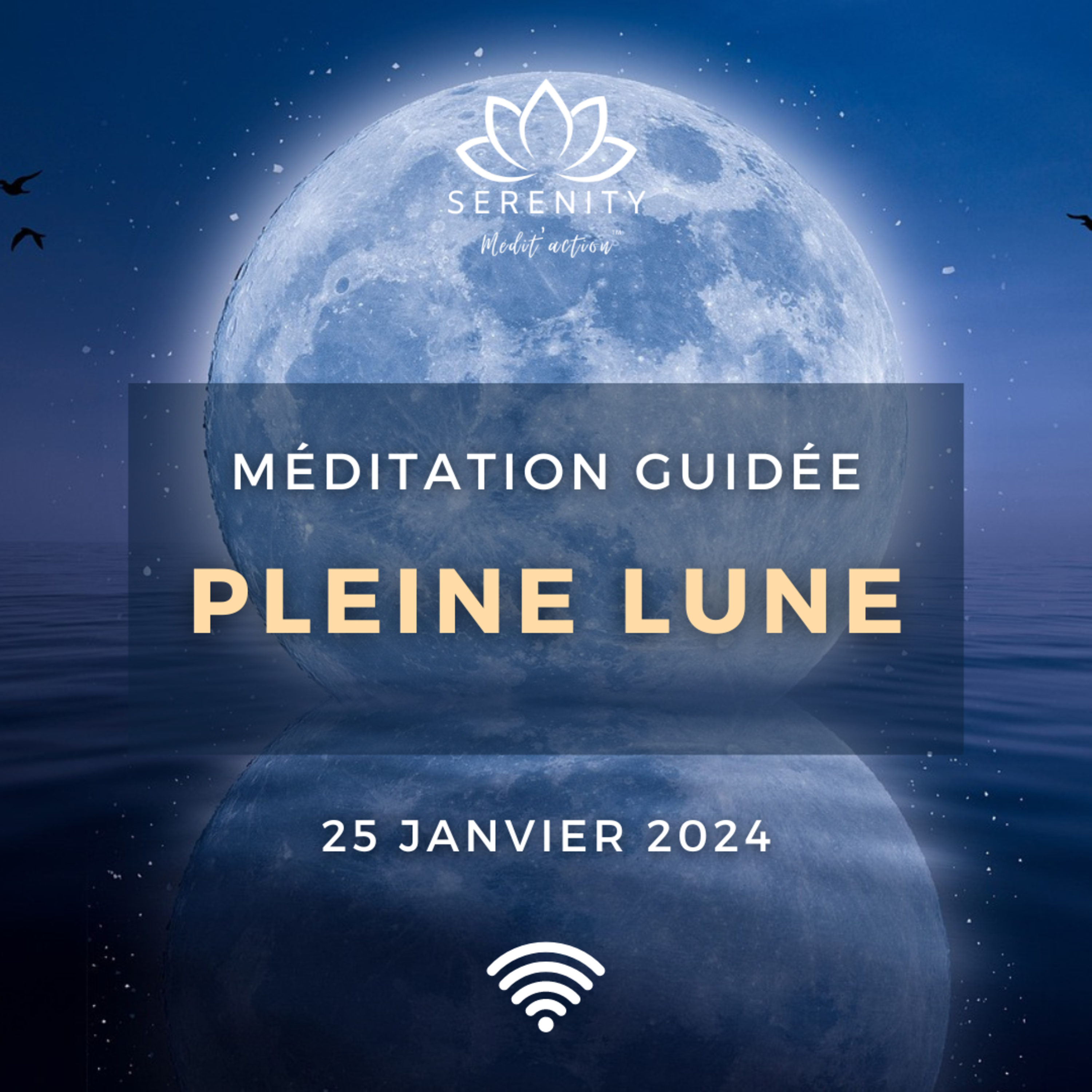 20 MIN 🎧 Méditation PLEINE LUNE en LION ♌ 25 JANVIER 2024 episode artwork