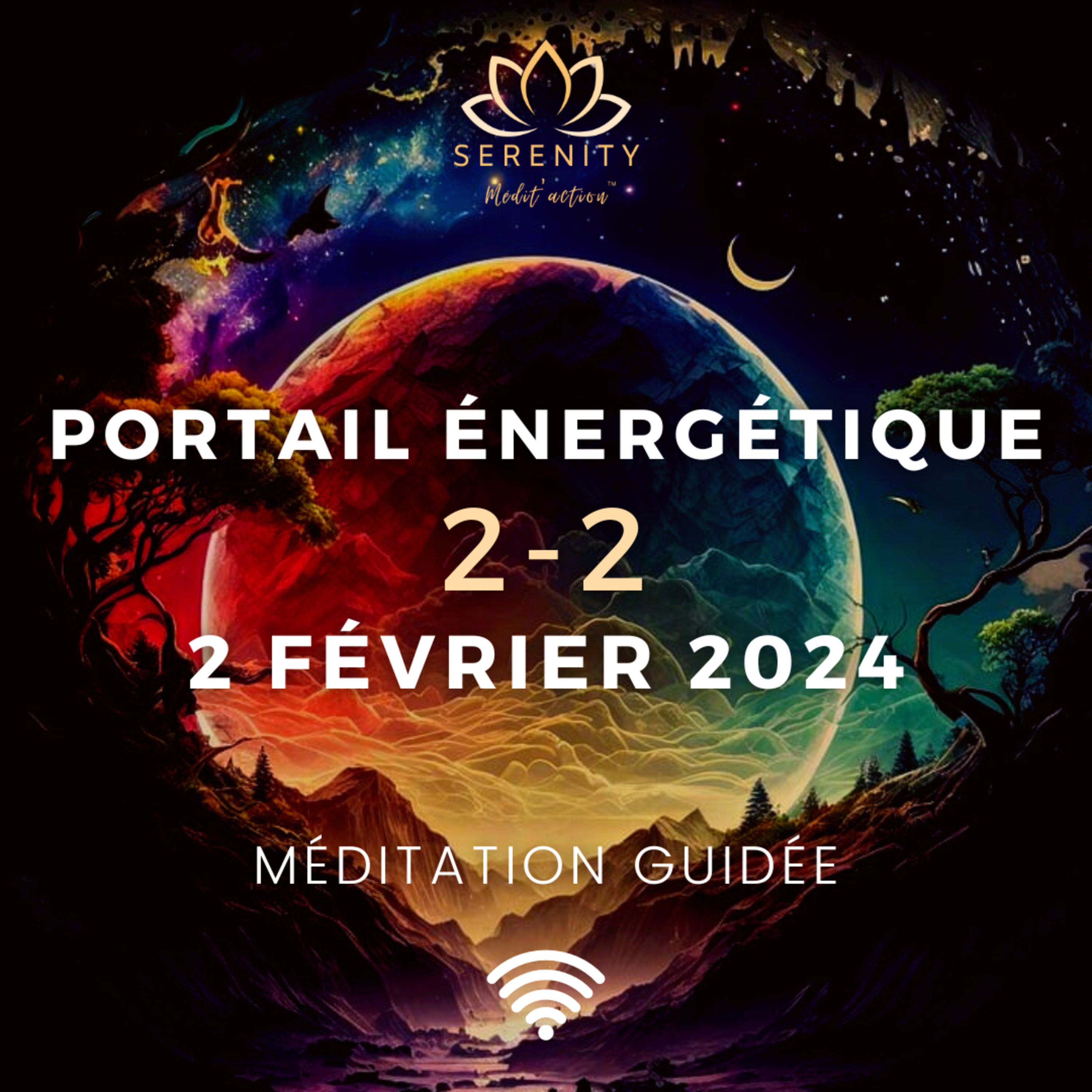 25 MIN 🎧 Méditation du PUISSANT Portail énergétique du 2-2 - Lumière et Abondance episode artwork