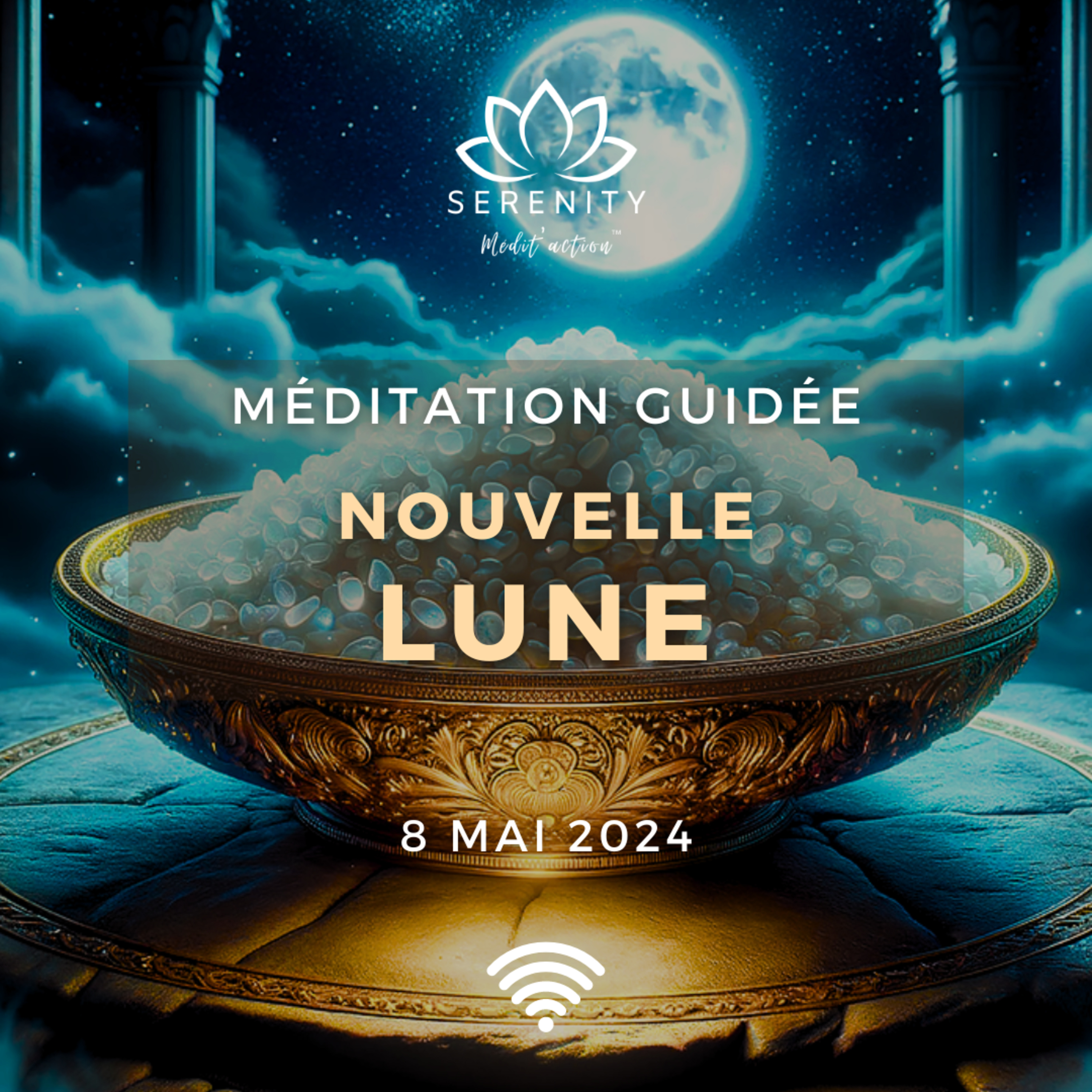 30 MIN 🎧 Méditation Nouvelle LUNE en TAUREAU ♉ 8 Mai 2024 episode artwork