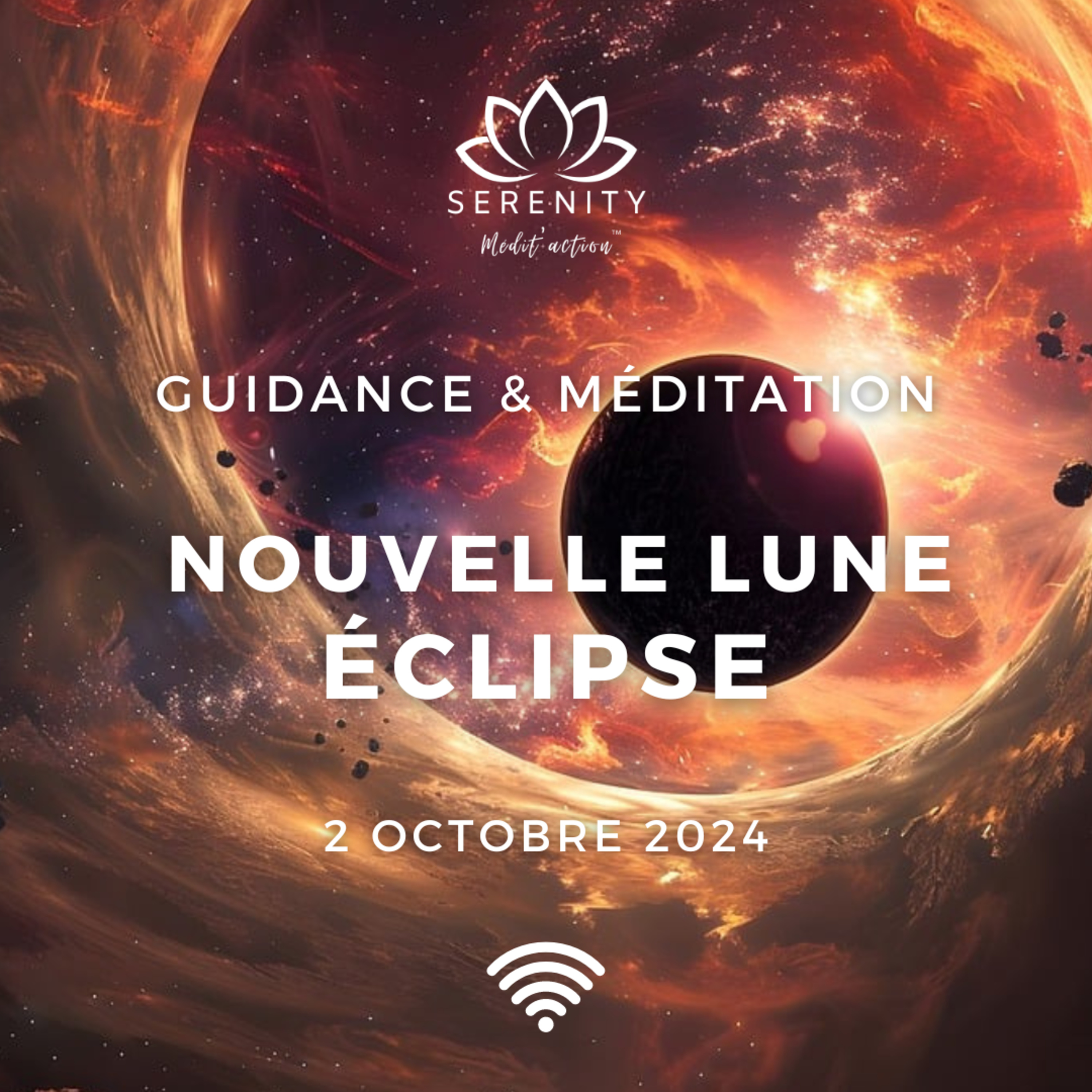 ✨ Méditation Nouvelle LUNE & Éclipse solaire Annulaire en BALANCE ♎ 2 Octobre 2024 episode artwork