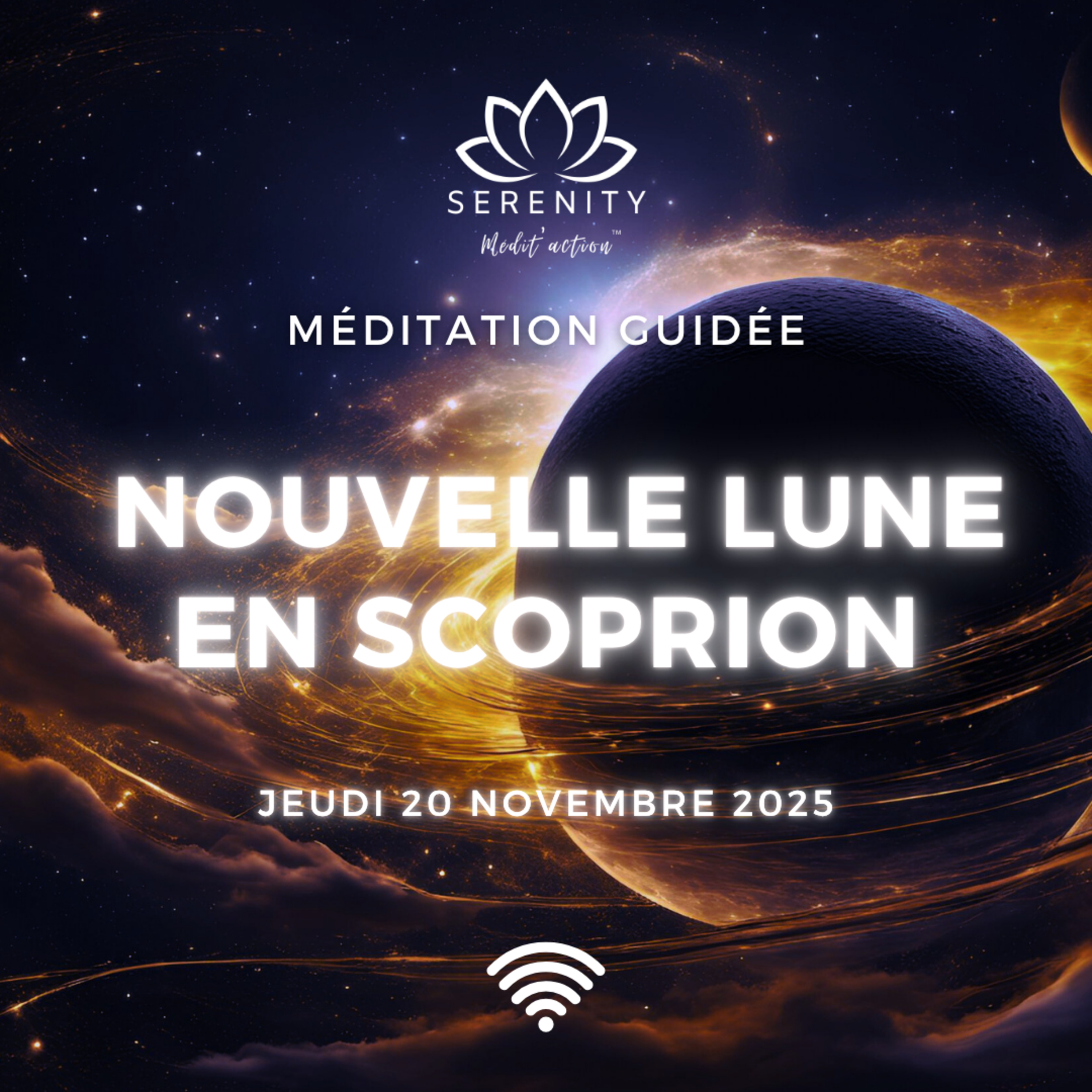 🌑 NOUVELLE LUNE en SCORPION Jeudi 20 Novembre 2025 🎧 Méditation guidée de Transformation profonde episode artwork