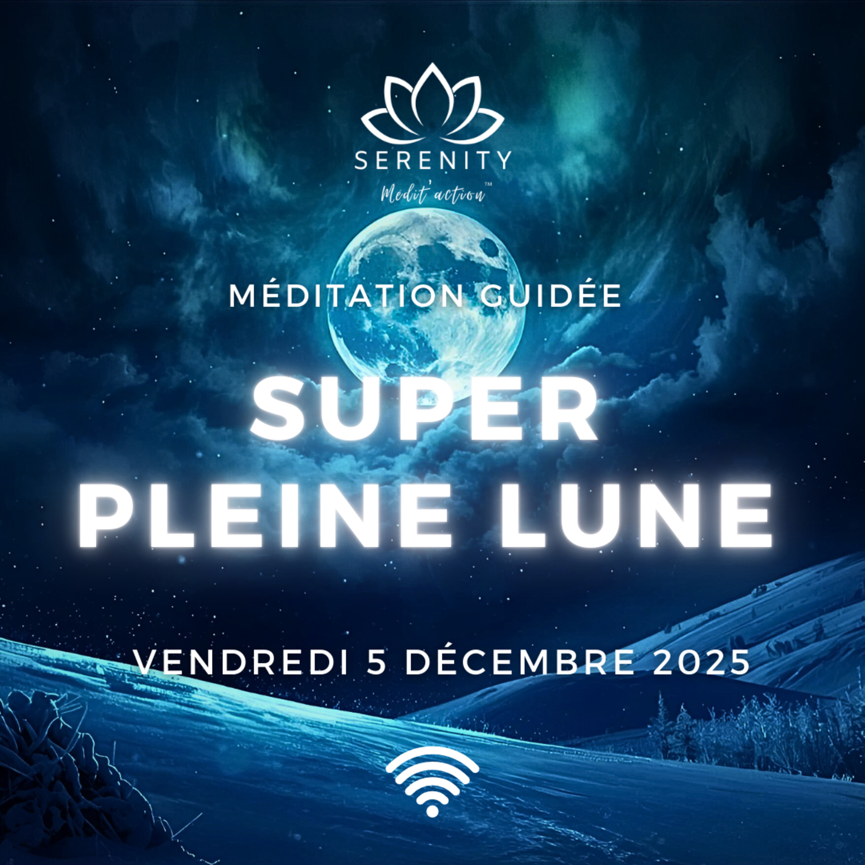 🙏🏼 MÉDITATION PLEINE LUNE Vendredi 5 Décembre 2025 en GÉMEAUX ♊️🌕 - Méditation guidée episode artwork