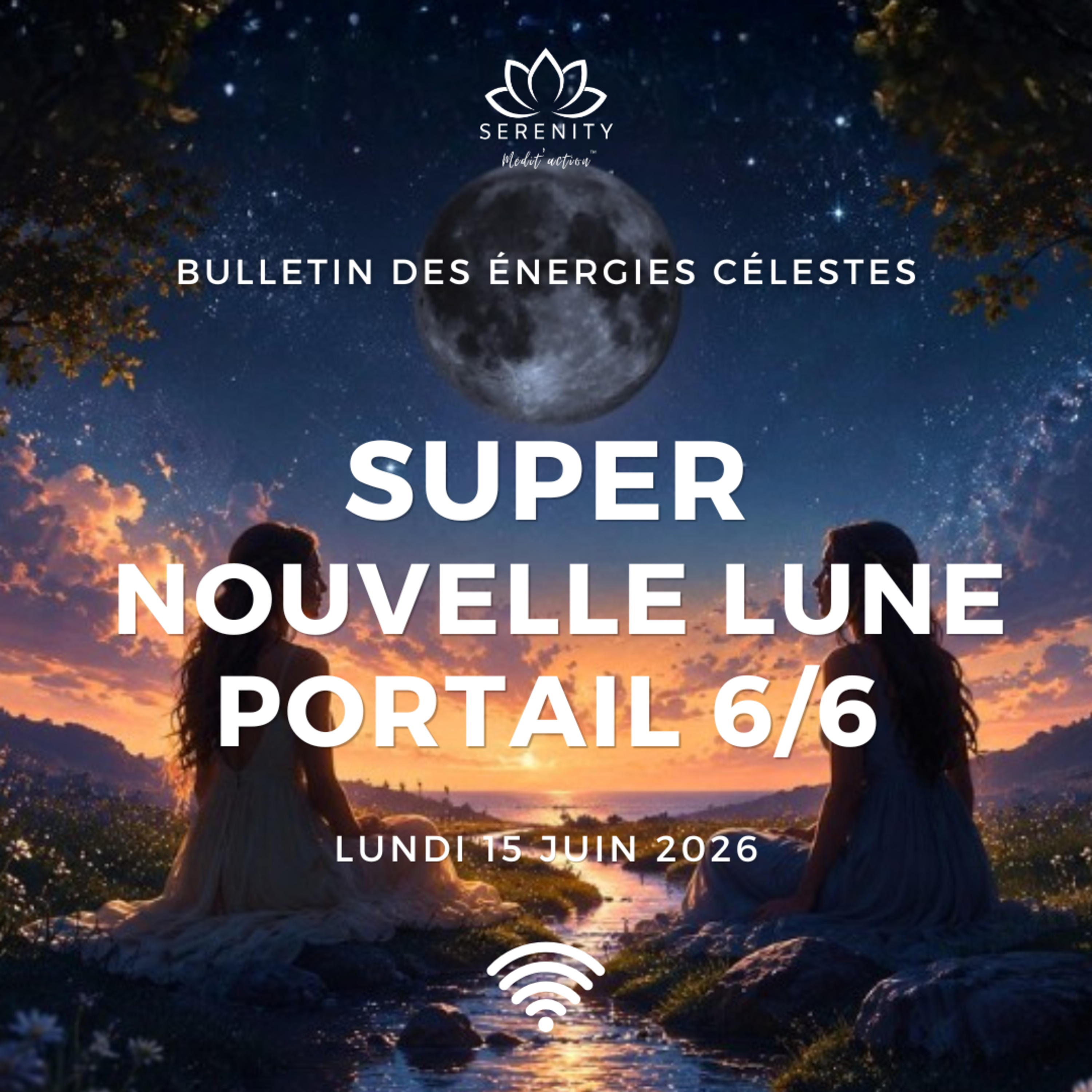 NOUVELLE LUNE en GÉMEAUX ♊ Grand Portail énergétique 6/6 - 15 Juin 2026 - PAIX, HARMONIE, AMOUR ✨ episode artwork