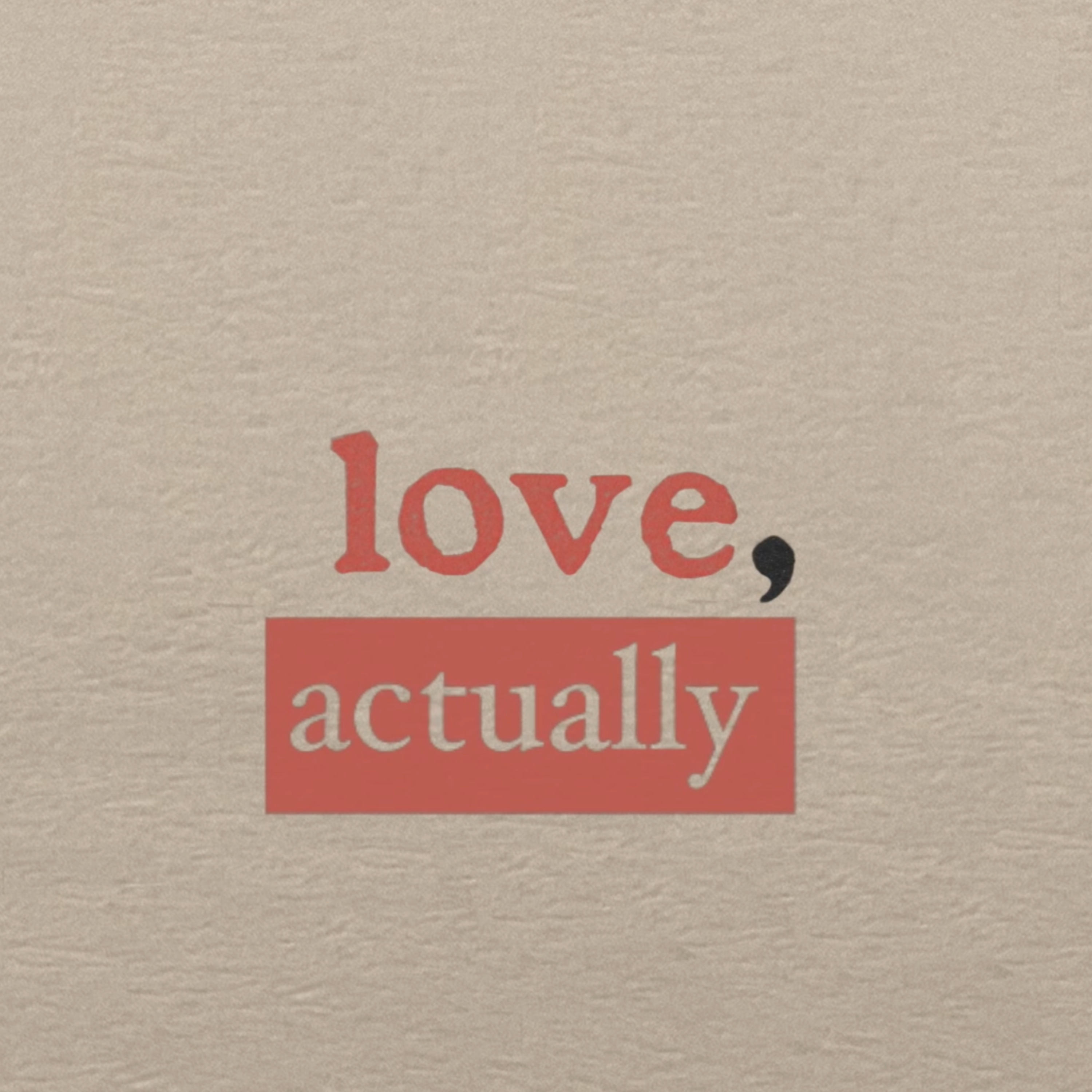 Love, Actually Has A Design - Part 1 episode artwork