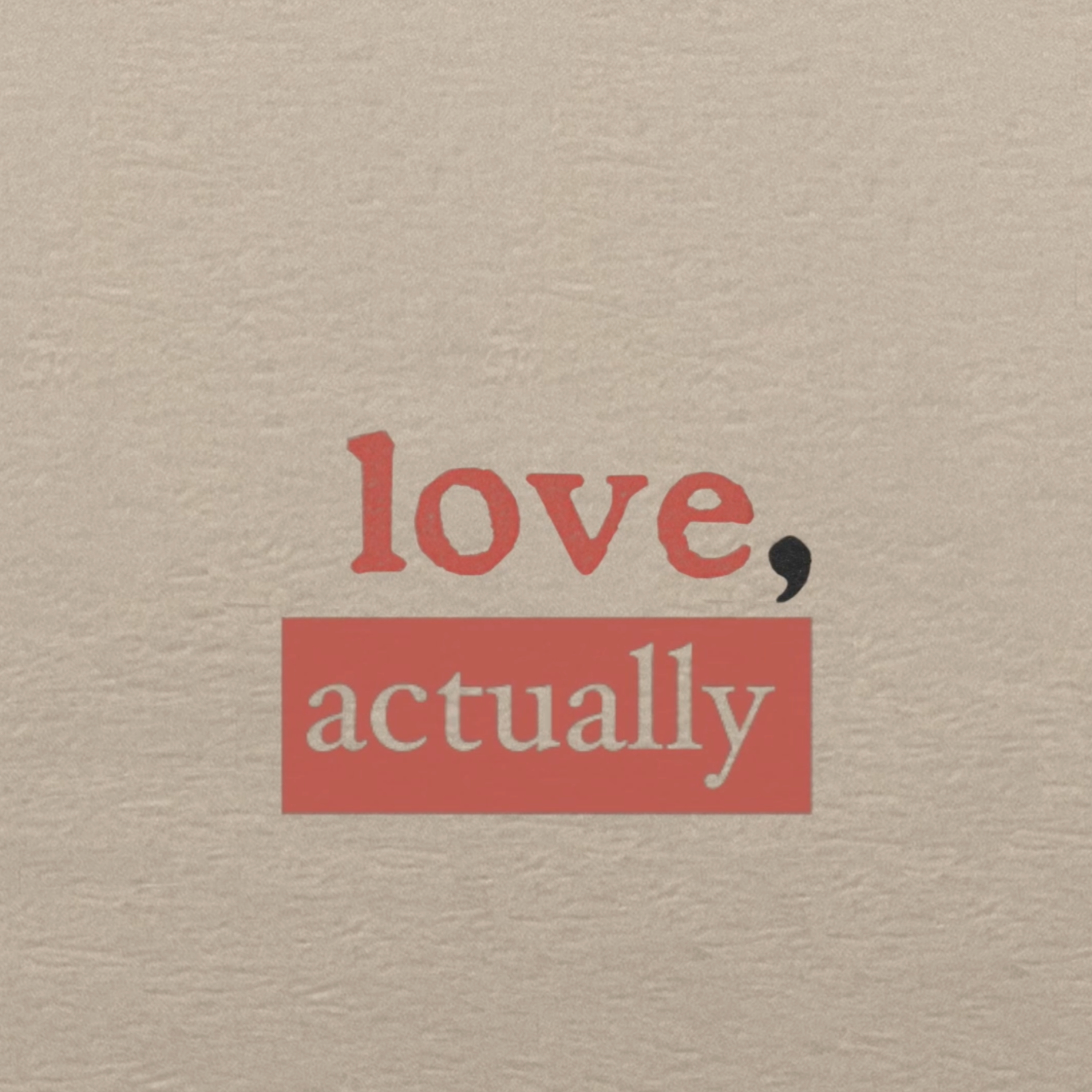 Love, Actually Becomes One episode artwork