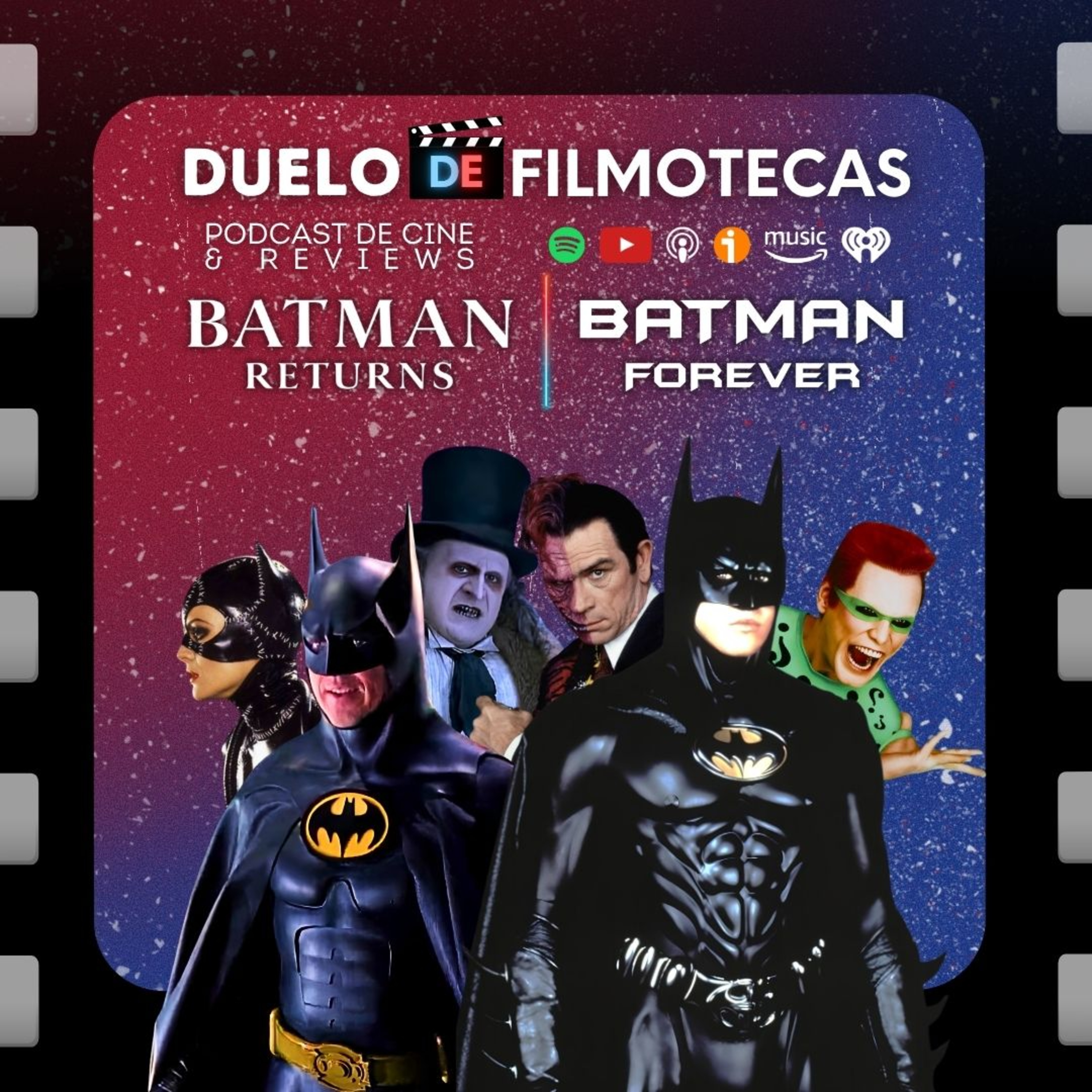 BATMAN RETURNS (1992) y BATMAN FOREVER (1995) episode artwork