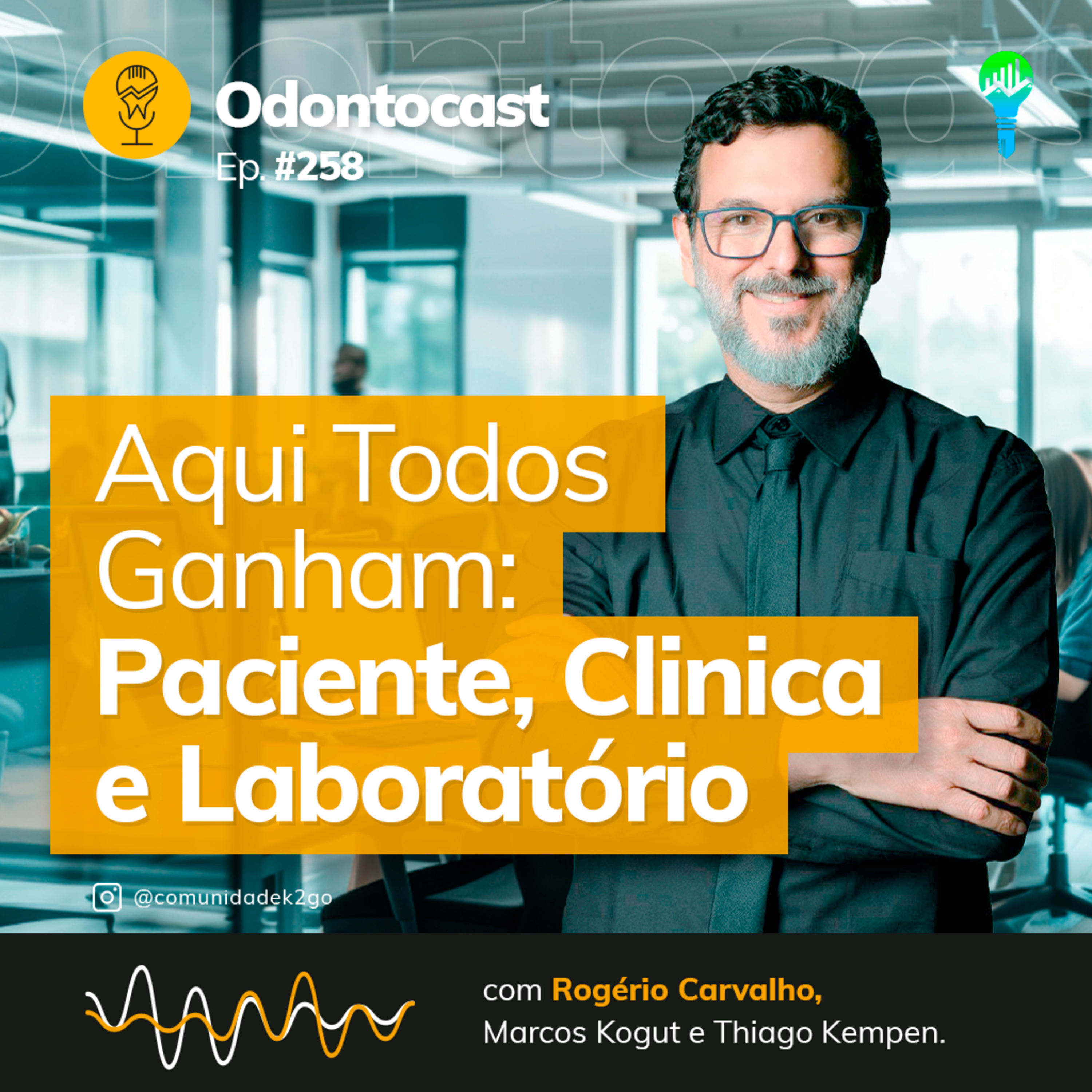 Episódio 258 - Aqui Todos Ganham: Paciente, Clínica e Laboratório episode artwork
