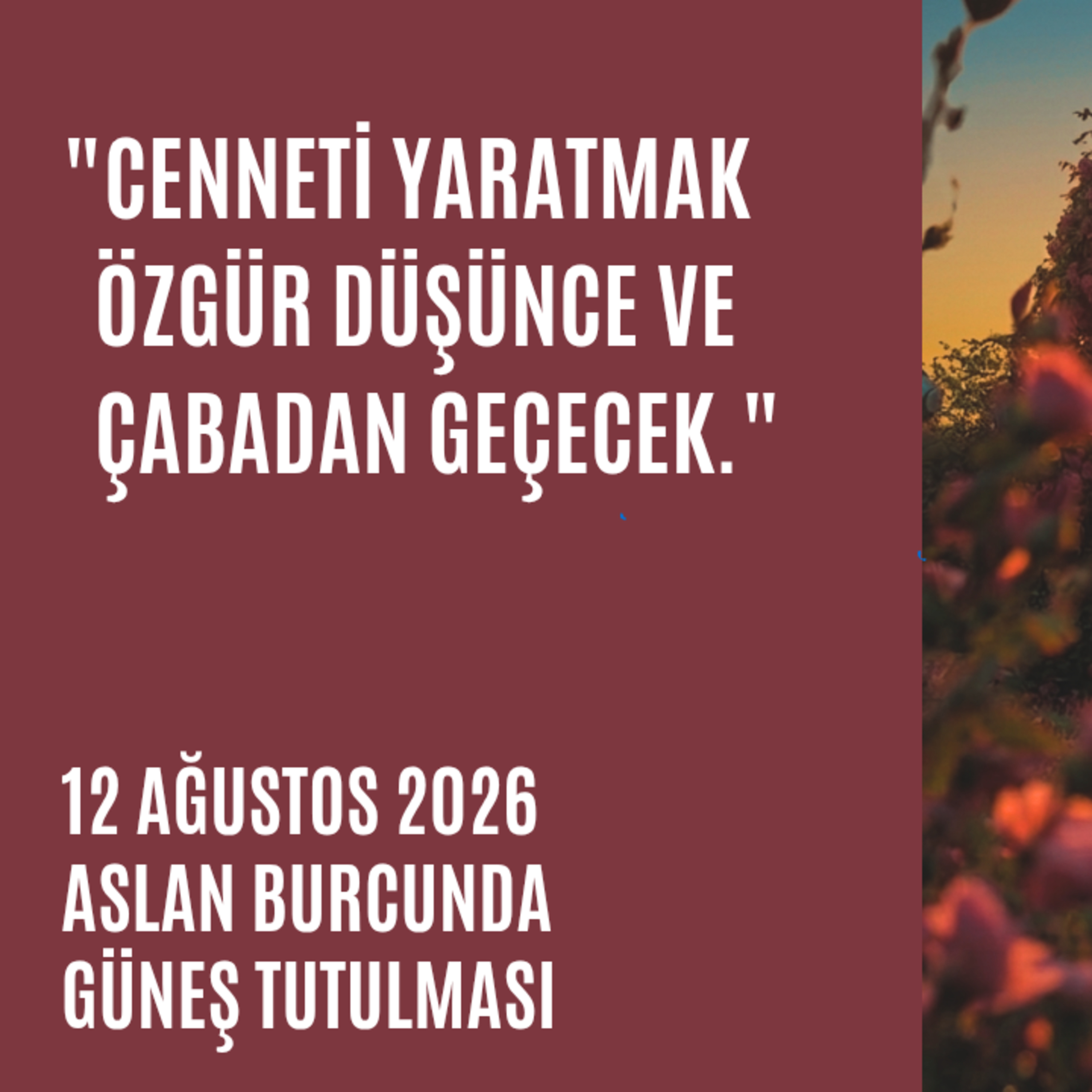 Bölüm 129: 12.08.2026 Aslan Güneş Tutulması episode artwork