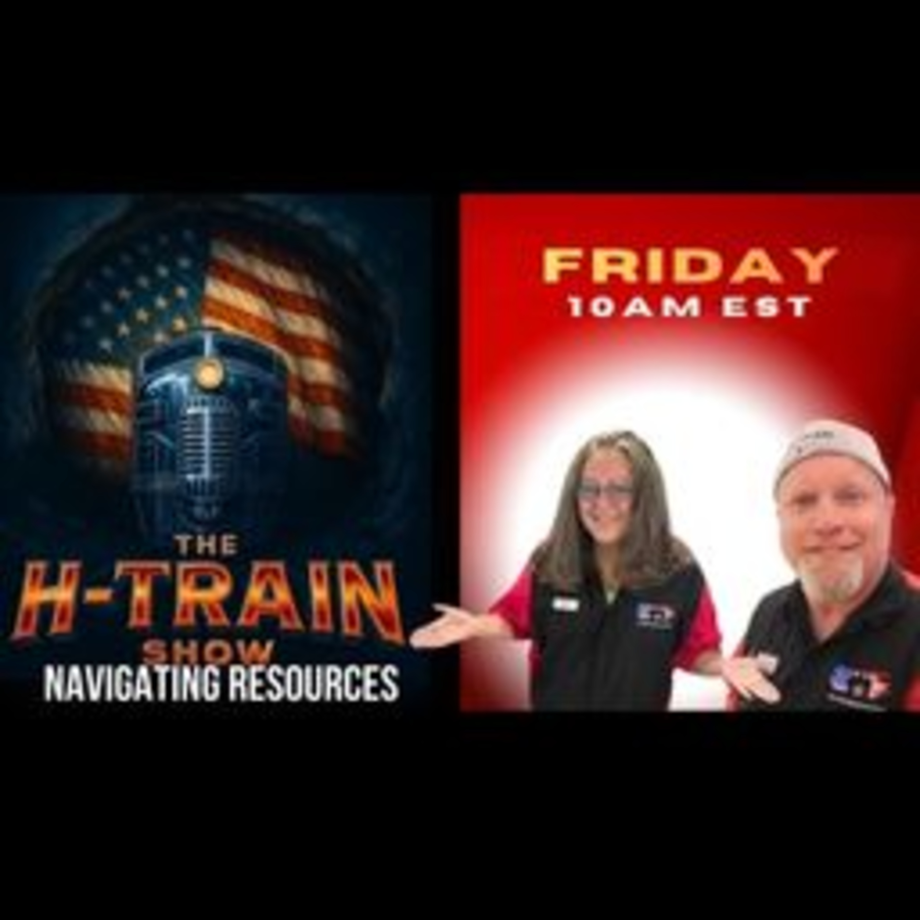 The H-Train Show-Frank and his service dog, Grace, for K9 Partner