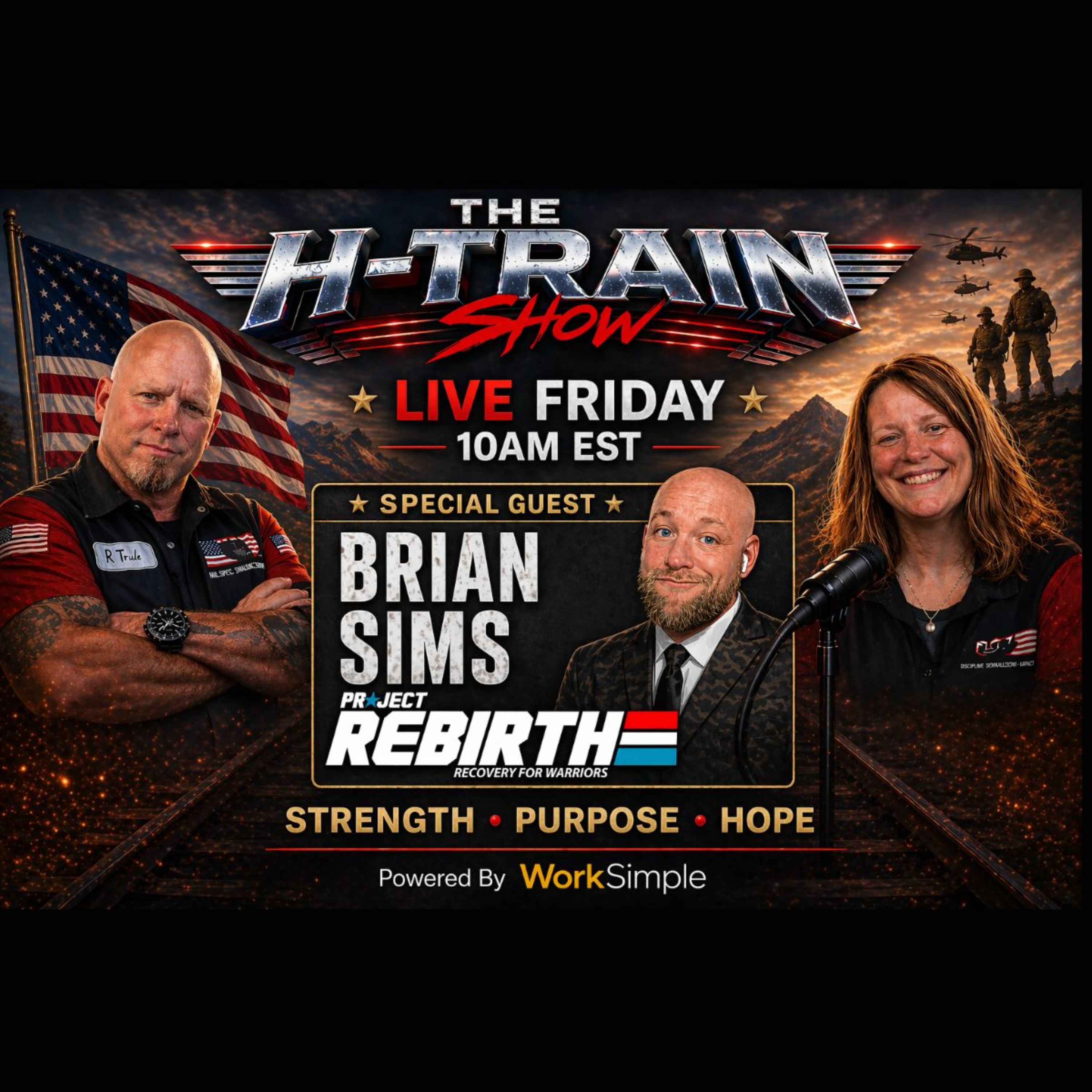 The H-Train Show From Survival to Strength: Brian Sims & Project Rebirth