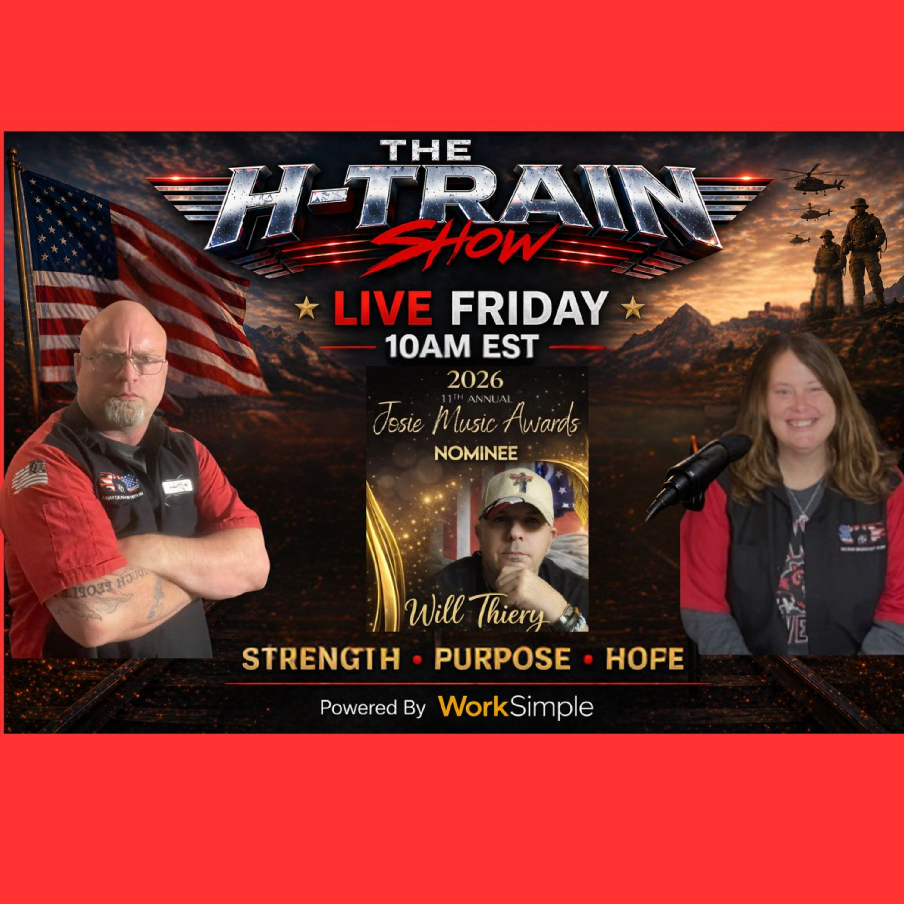 The H-Train Show- Burn My Flag · Will Thiery Joins us Debut song