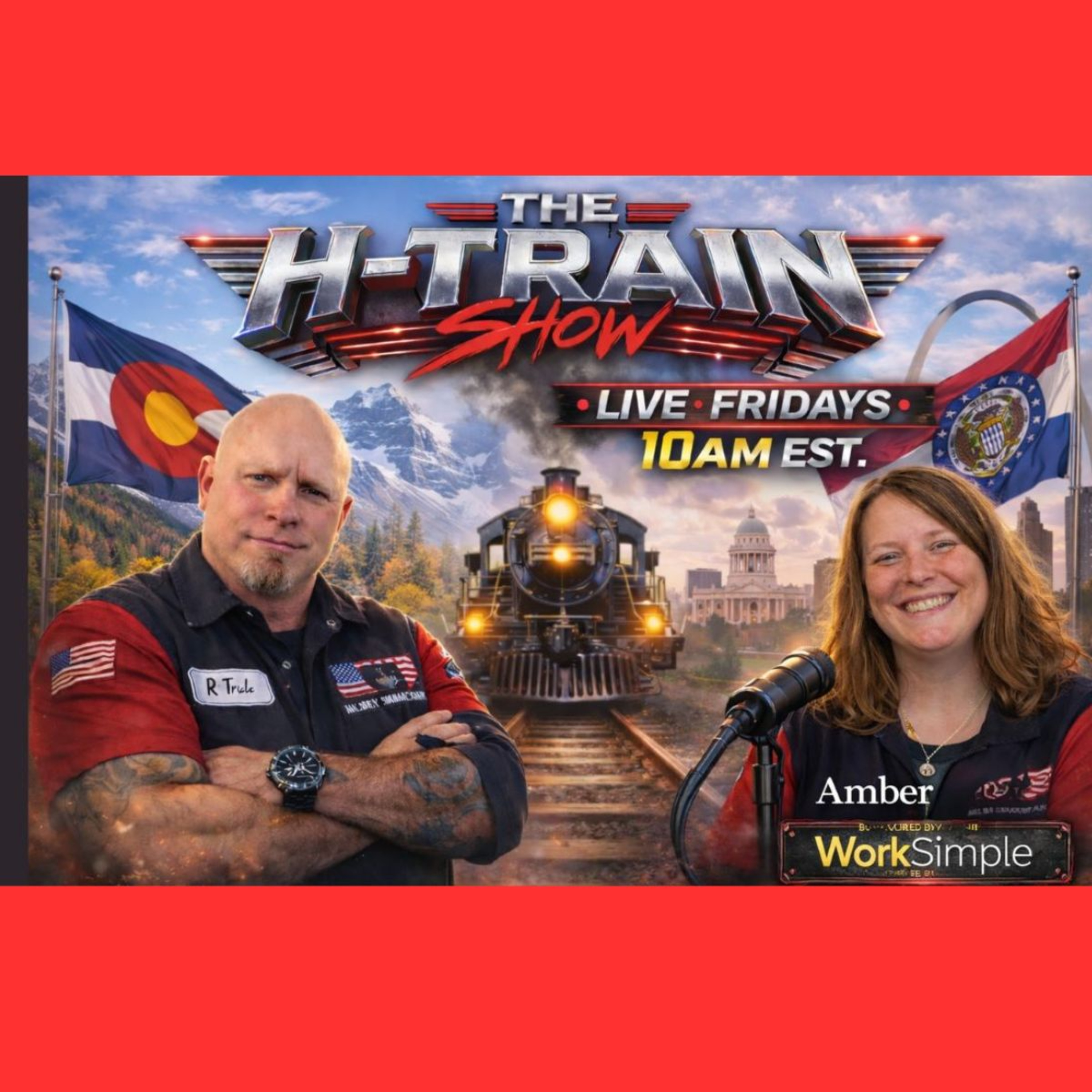 The H-Train Show- "Unshaken Resolve" Veteran Author Michael Payne episode artwork
