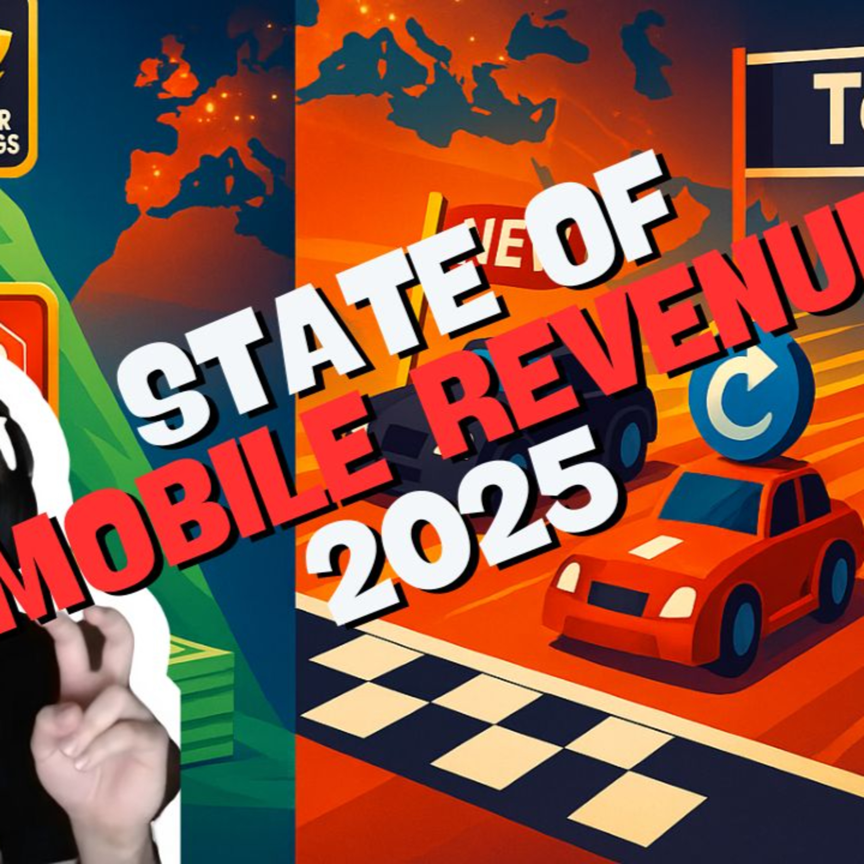 Episode art: 📊 Chart Compass: State of Mobile Revenue 2025 - What’s Actually Moving the Needle by Jakub Remiar