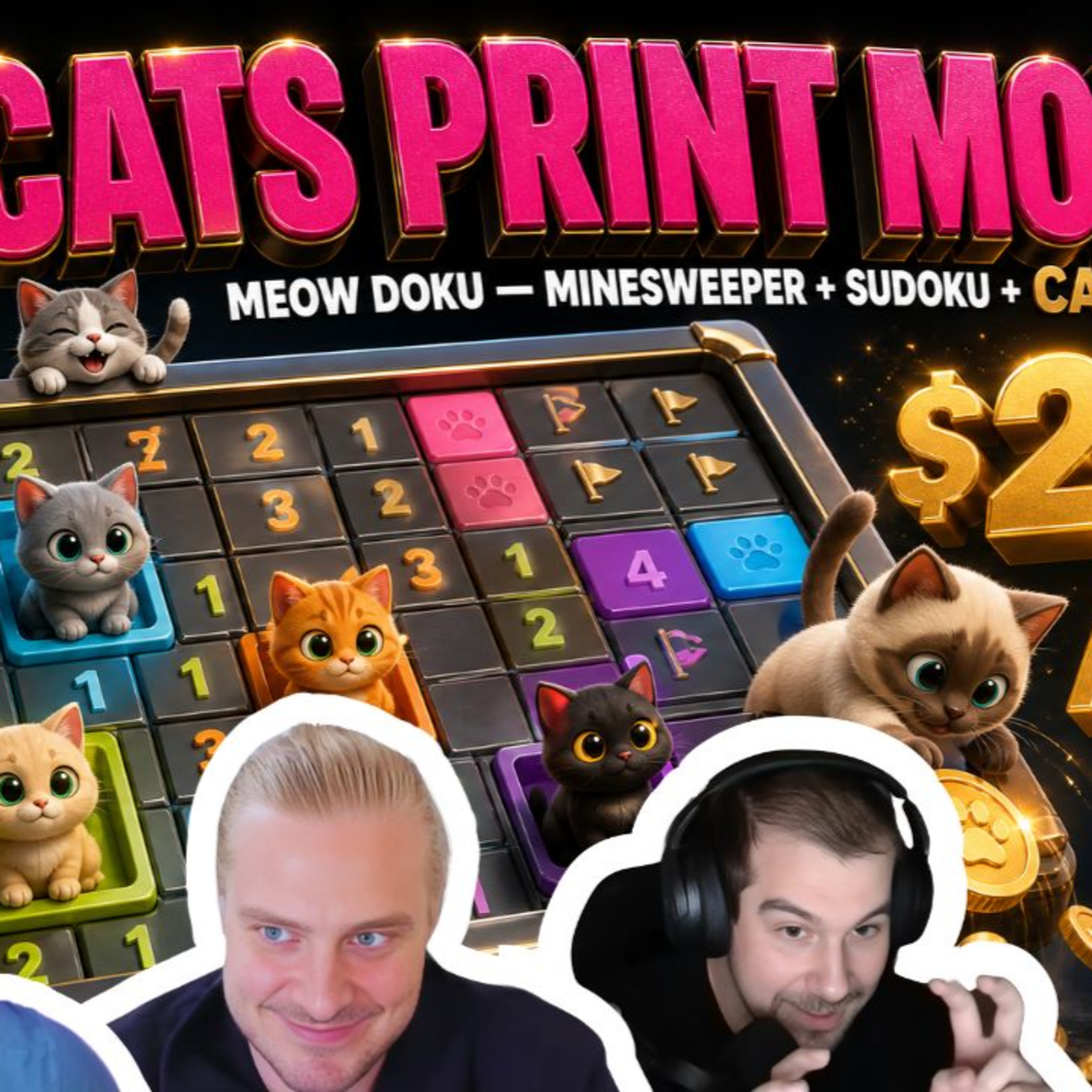 🐱 Meowdoku case study: Minesweeper + Cats + Sudoku. Take a 40-Year-Old Game, Add Cats, Make Millions episode artwork