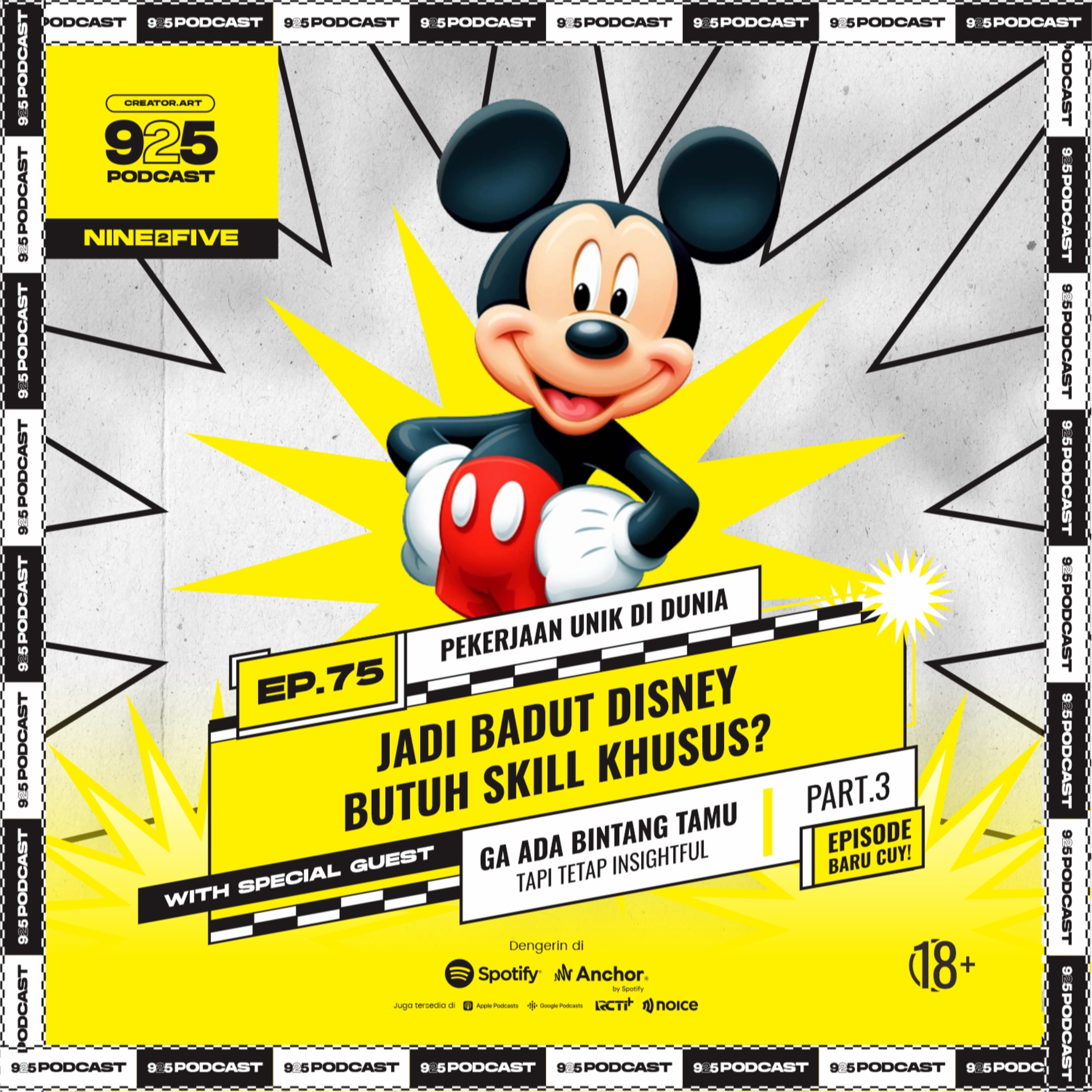 Ep.75 JADI BADUT DISNEY BUTUH SKILL KHUSUS?