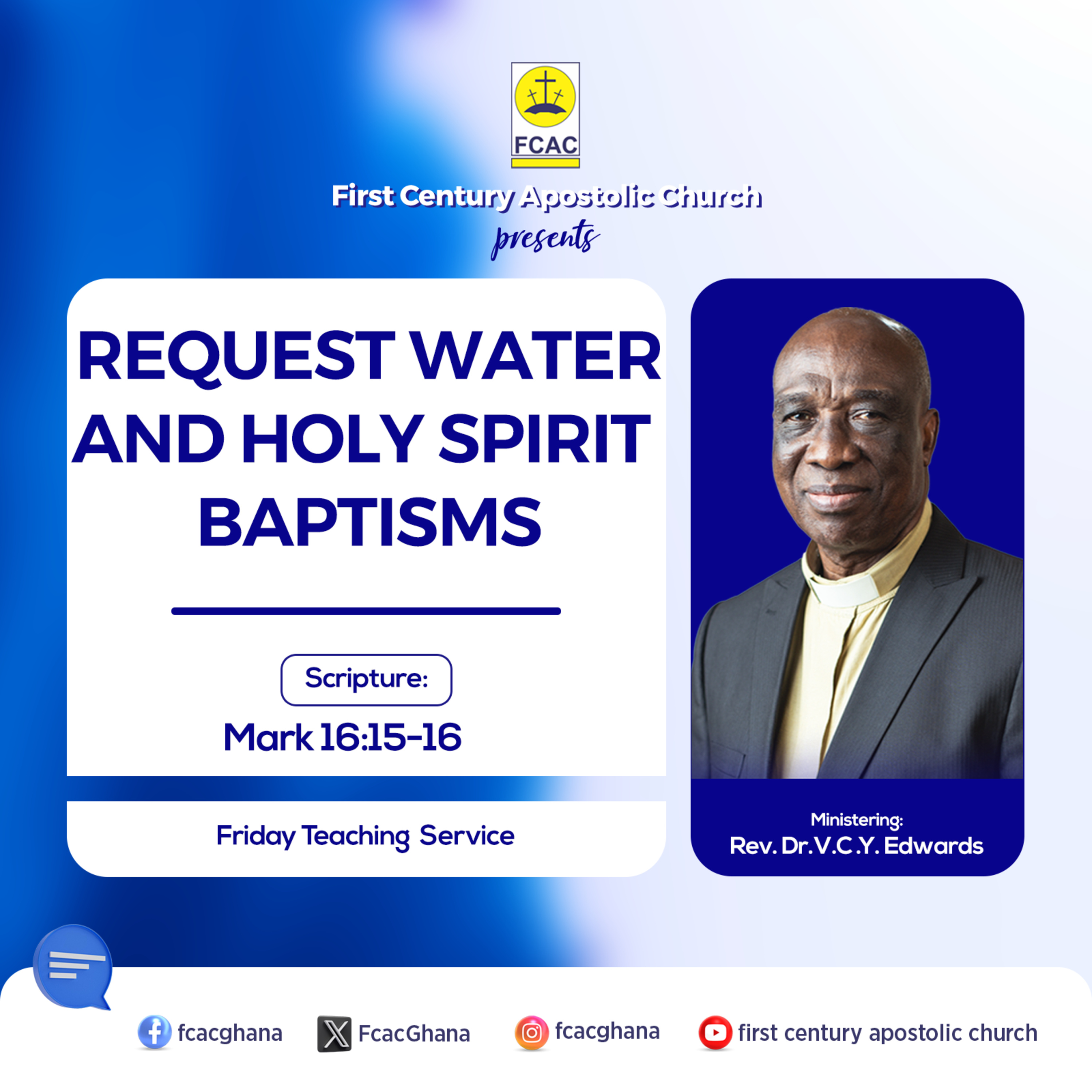Request Water and Holy Spirit Baptisms  episode artwork
