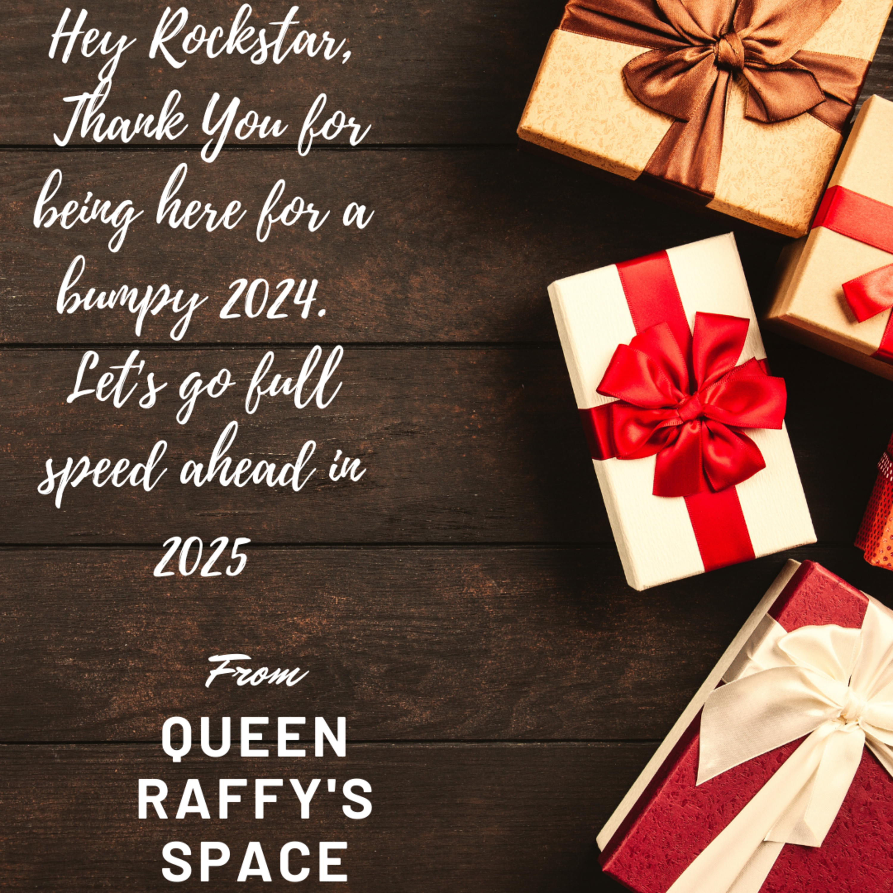 Thank you for 2024, Let's Go Full Speed Ahead In 2025...