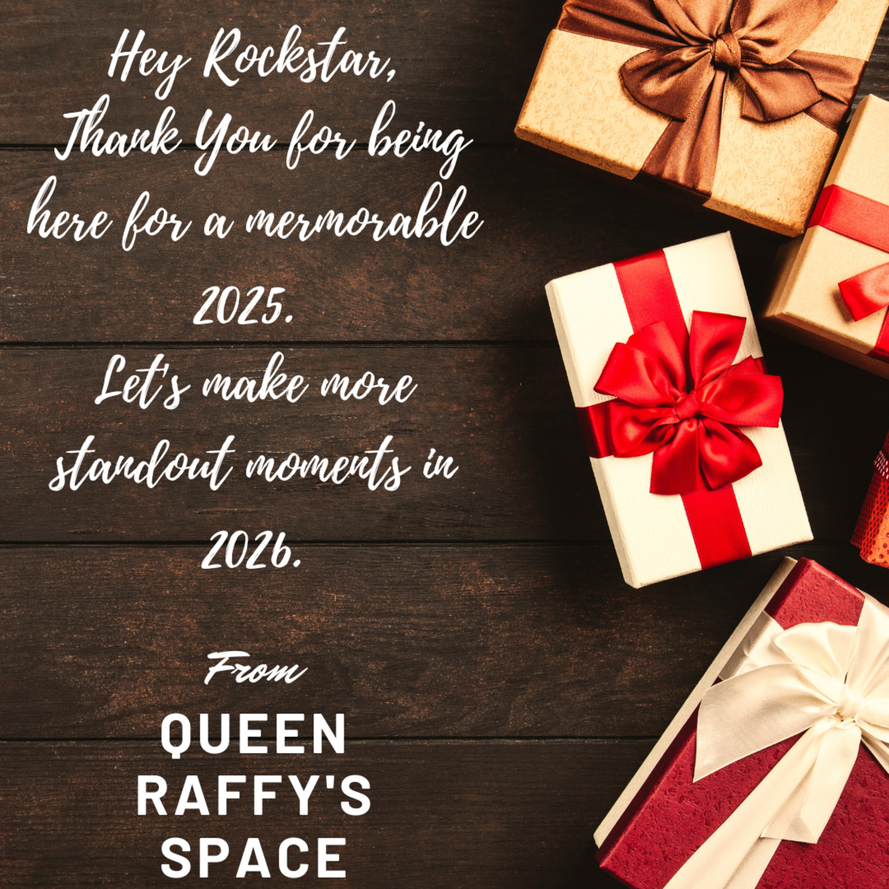 Thank You for A Mermorable 2025, Let's Make More Moments in 2026...