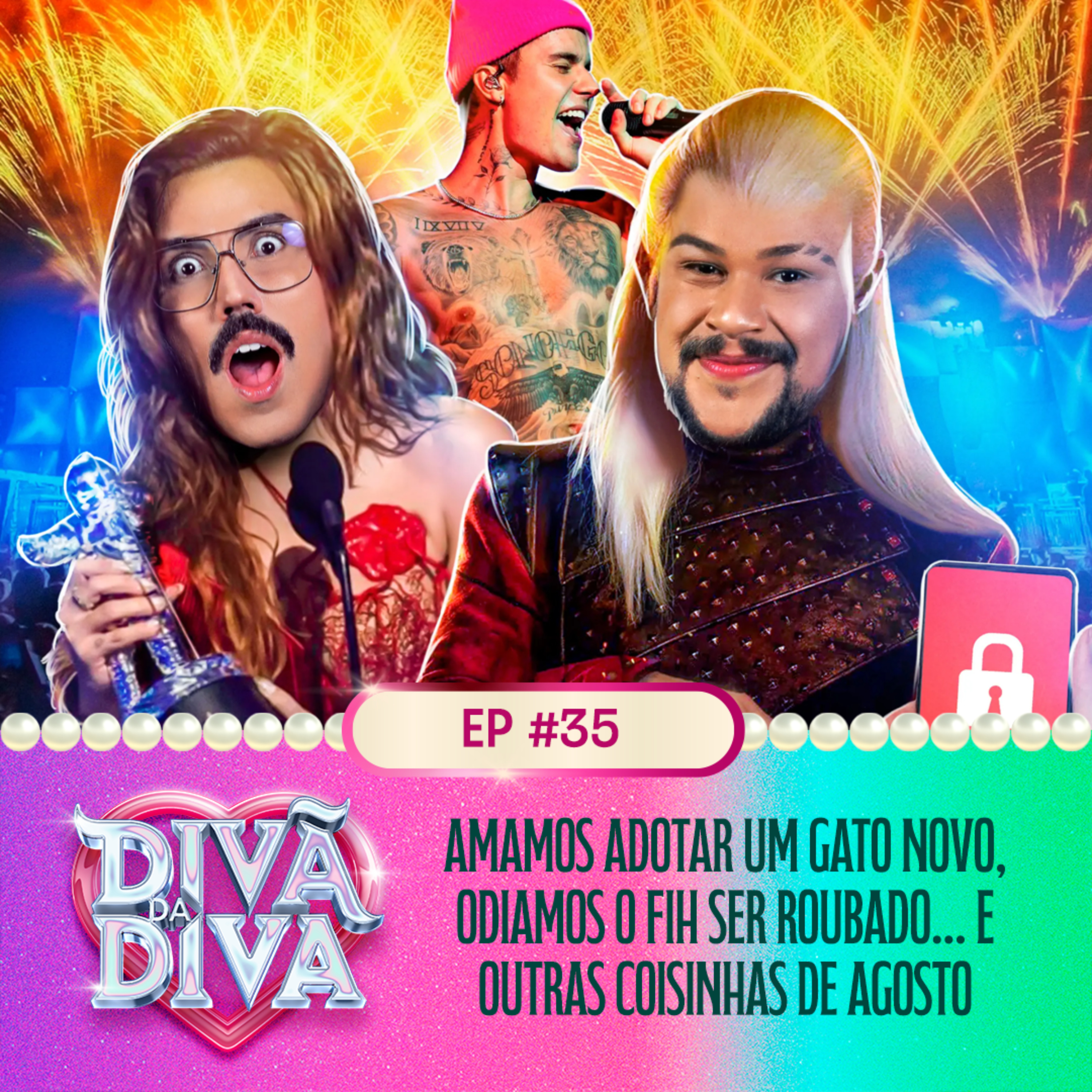 #35 - Amamos adotar um gato novo, odiamos o Fih ser roubado... E outras coisinhas de Agosto episode artwork