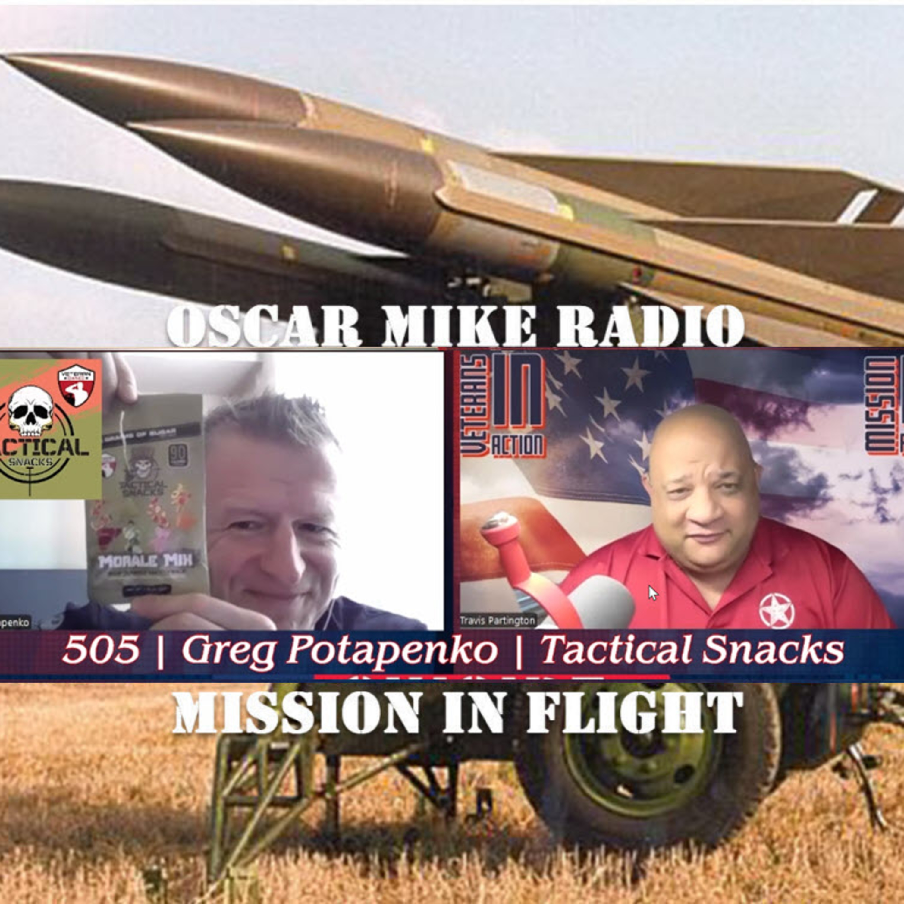 Oscar Mike Radio - 505 – Greg Potapenko – Tactical Snacks episode artwork