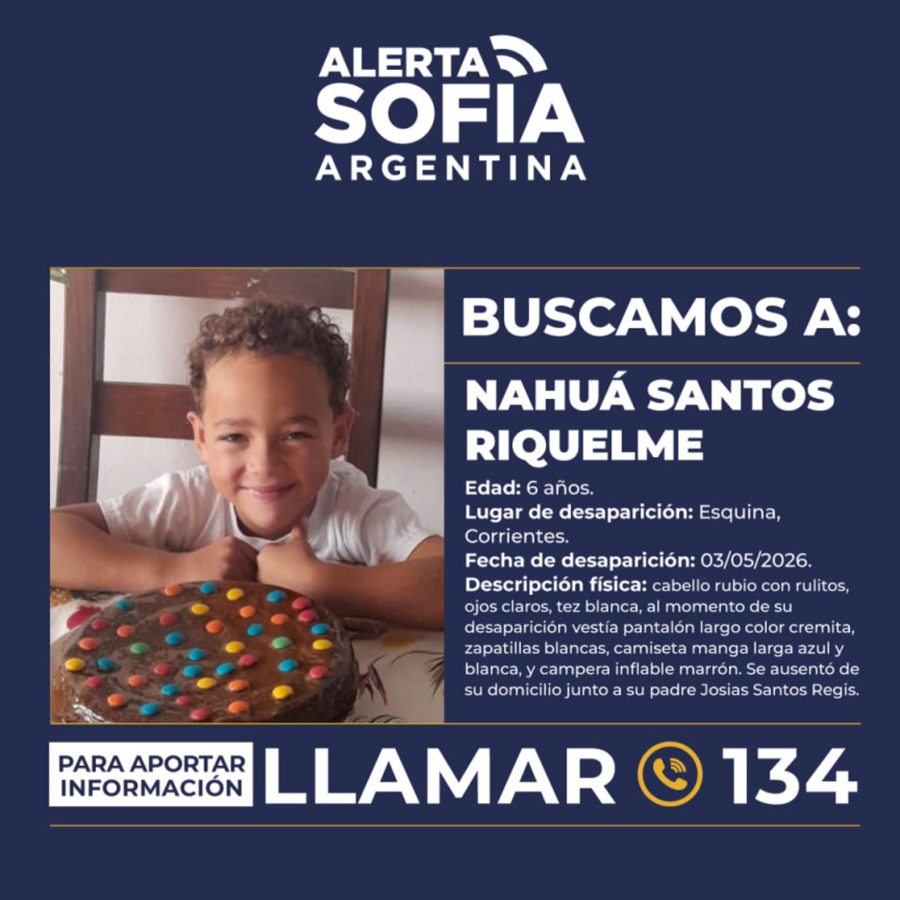 Alerta Sofía por la desaparición de Nahuá Santos Riquelme - Rafael Palacios episode artwork
