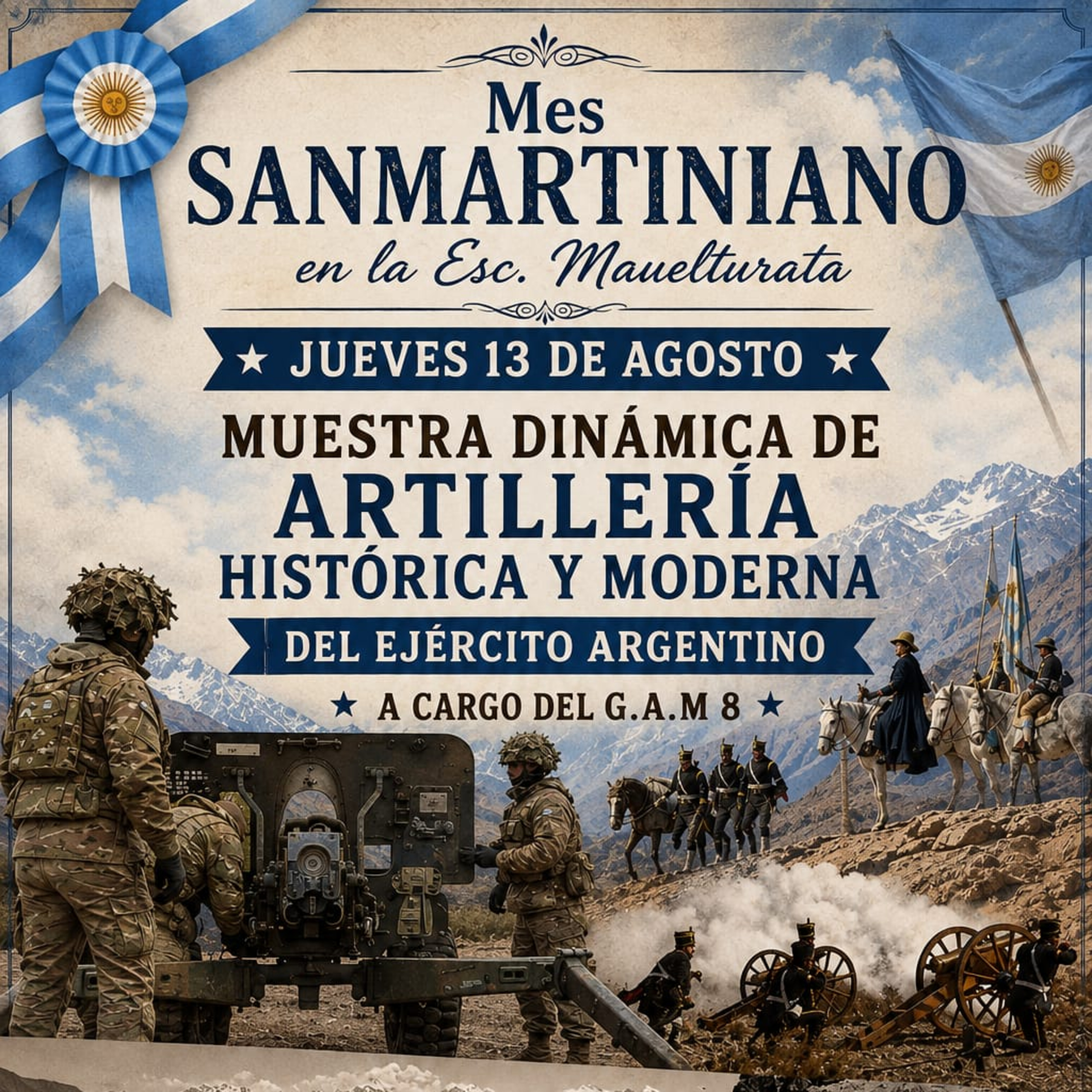Muestra dinámica de artillería histórica y moderna del Ejército Argentino - Elisa Moyano episode artwork