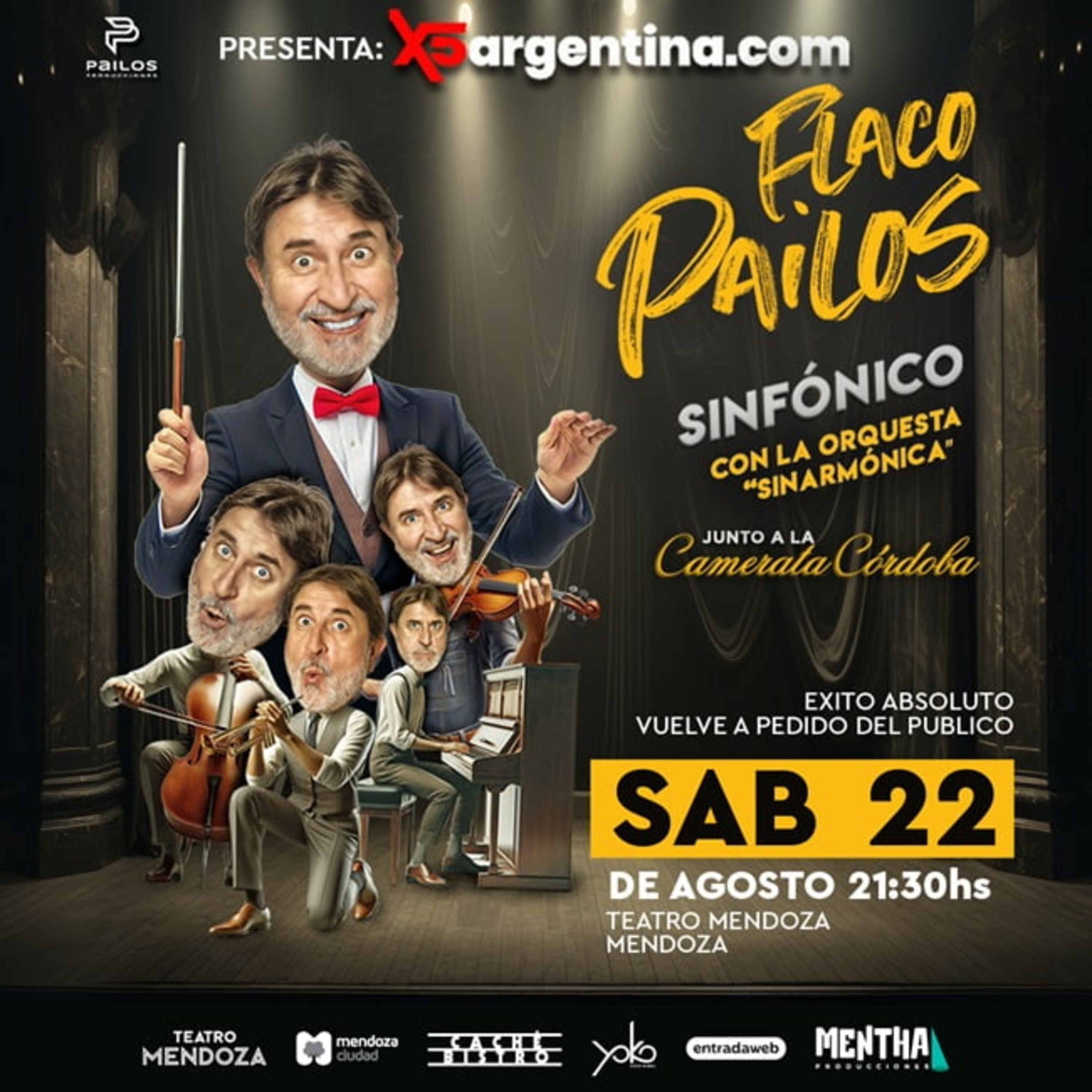 El Flaco Pailos llega al Teatro Mendoza con la orquesta "sinarmónica" episode artwork