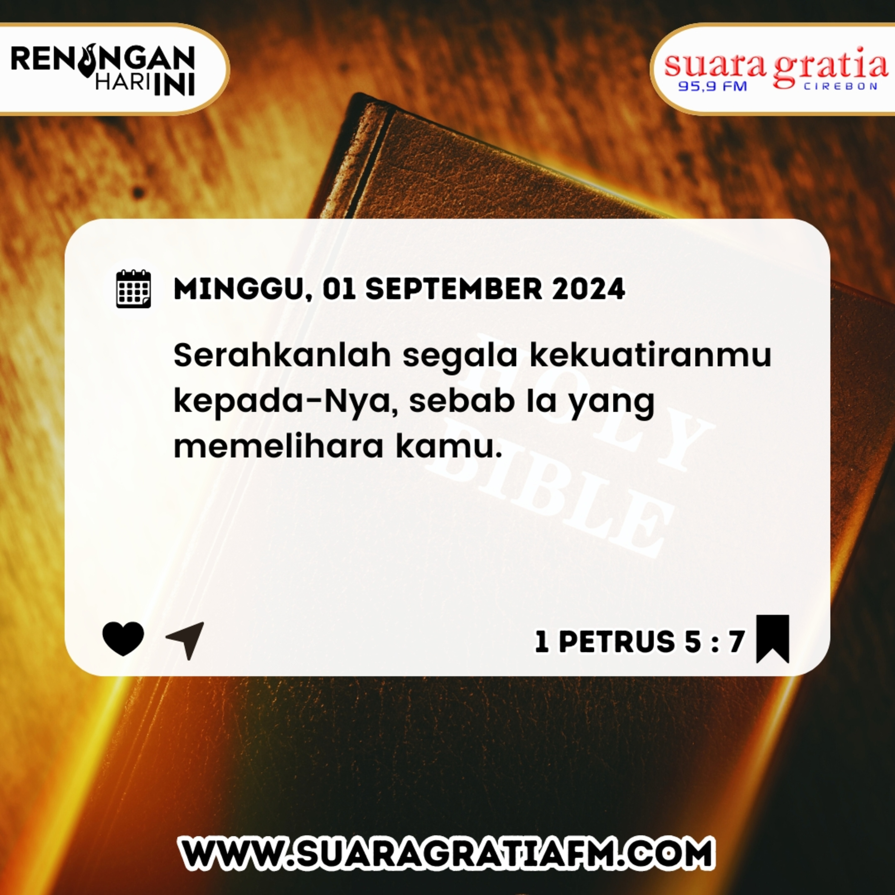 RENUNGAN HARI INI - OBAT KECEMASAN 1
