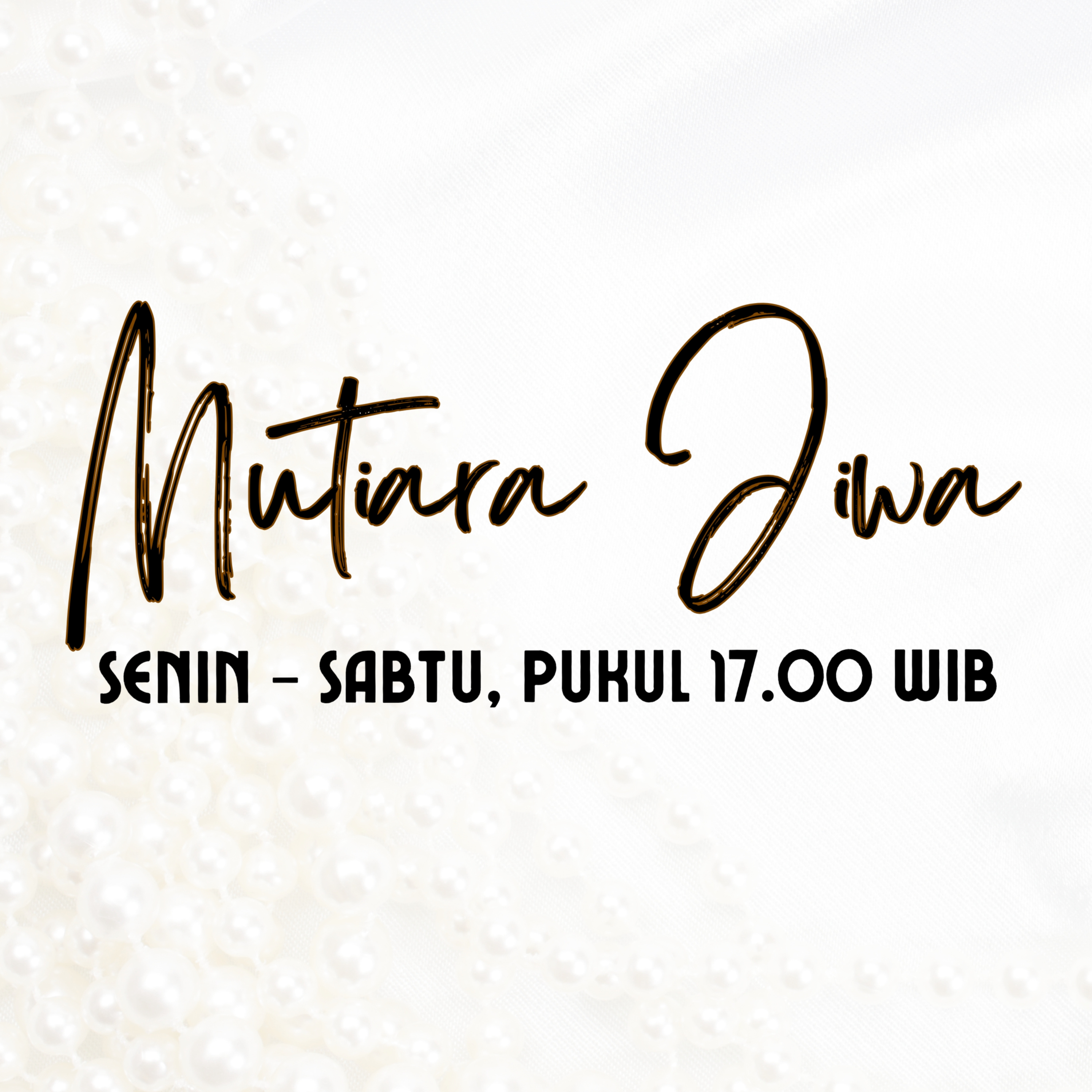 MUTIARA JIWA 25 APRIL 26 - BERANI TAMPIL BEDA - PDT. JHON ROVEL MUMU