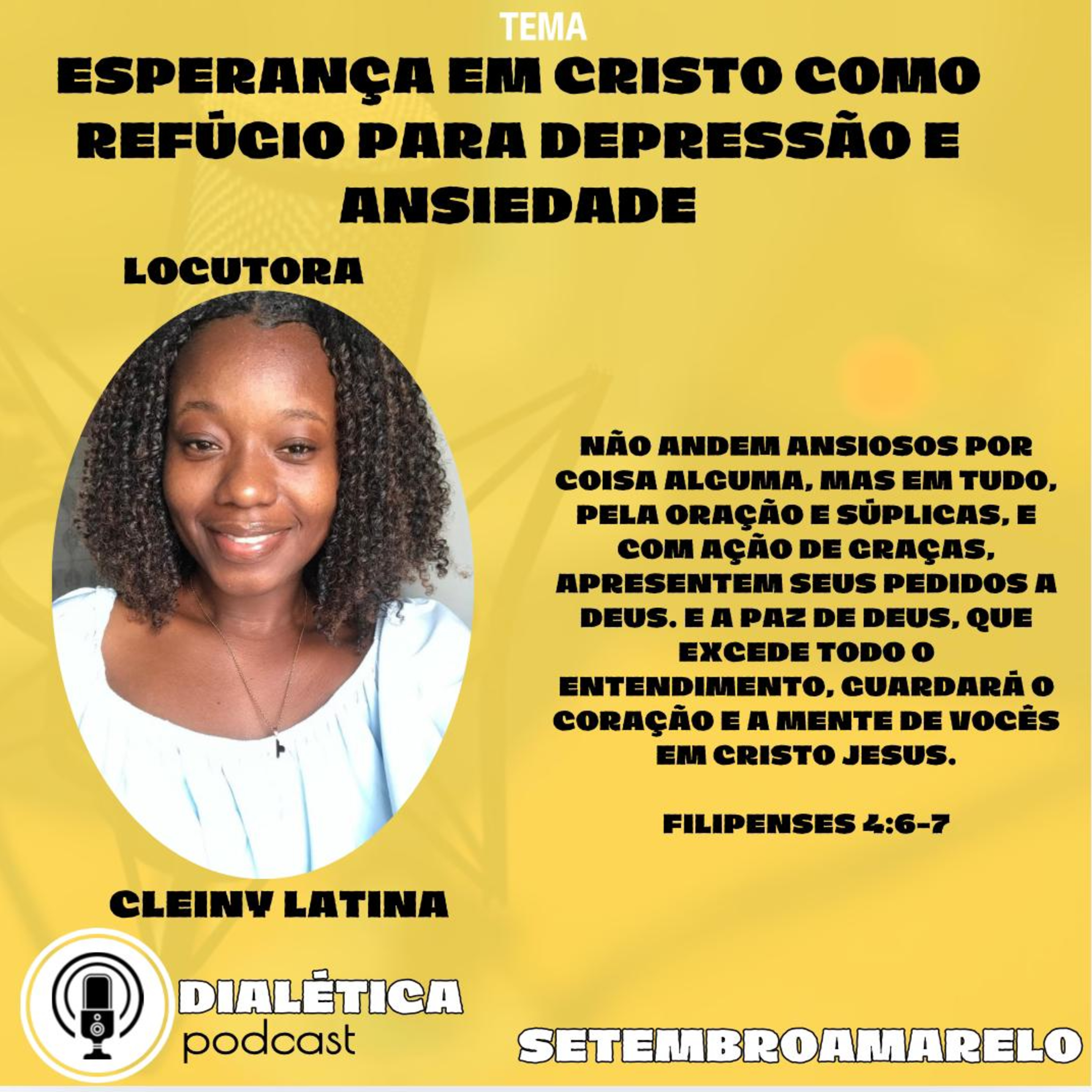 Esperança em CRISTO como refúgio para depressão e Ansiedade