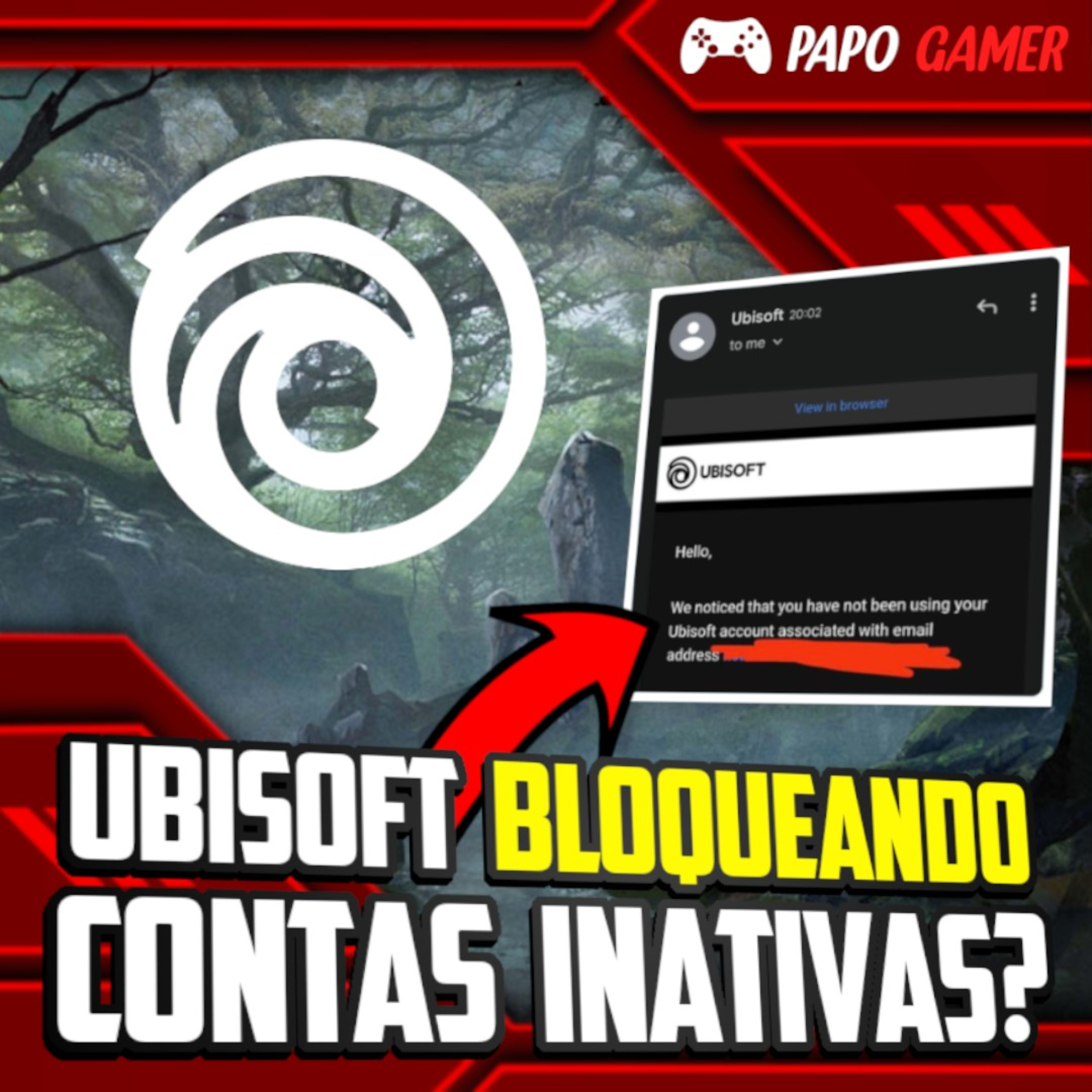 Papo Gamer #39 - E AGORA? Ubisoft dando mancada e o jogos de agosto da PS Plus! episode artwork