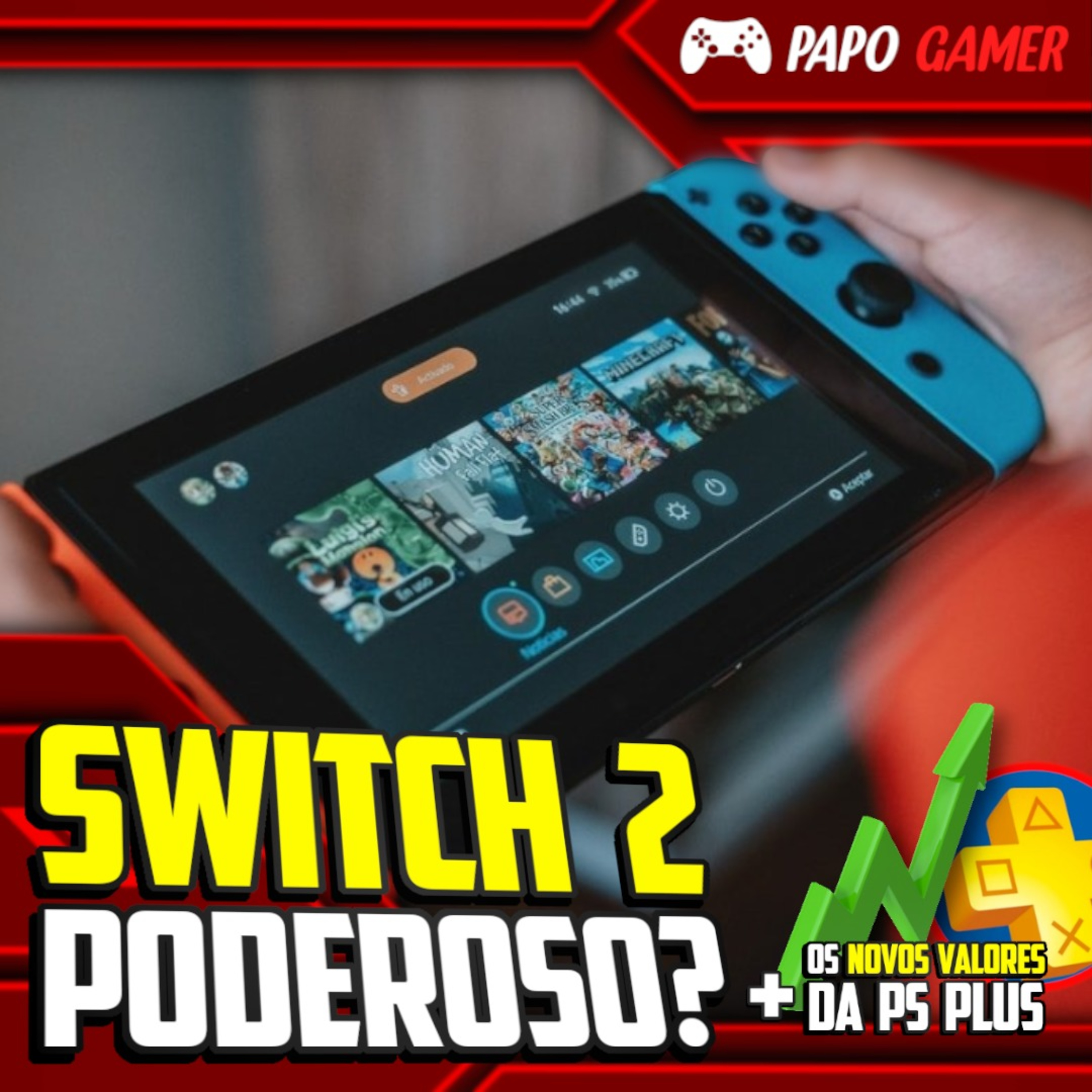Papo Gamer #42 - Rumores envolvendo a Nintendo e a Triste realidade da PS Plus episode artwork