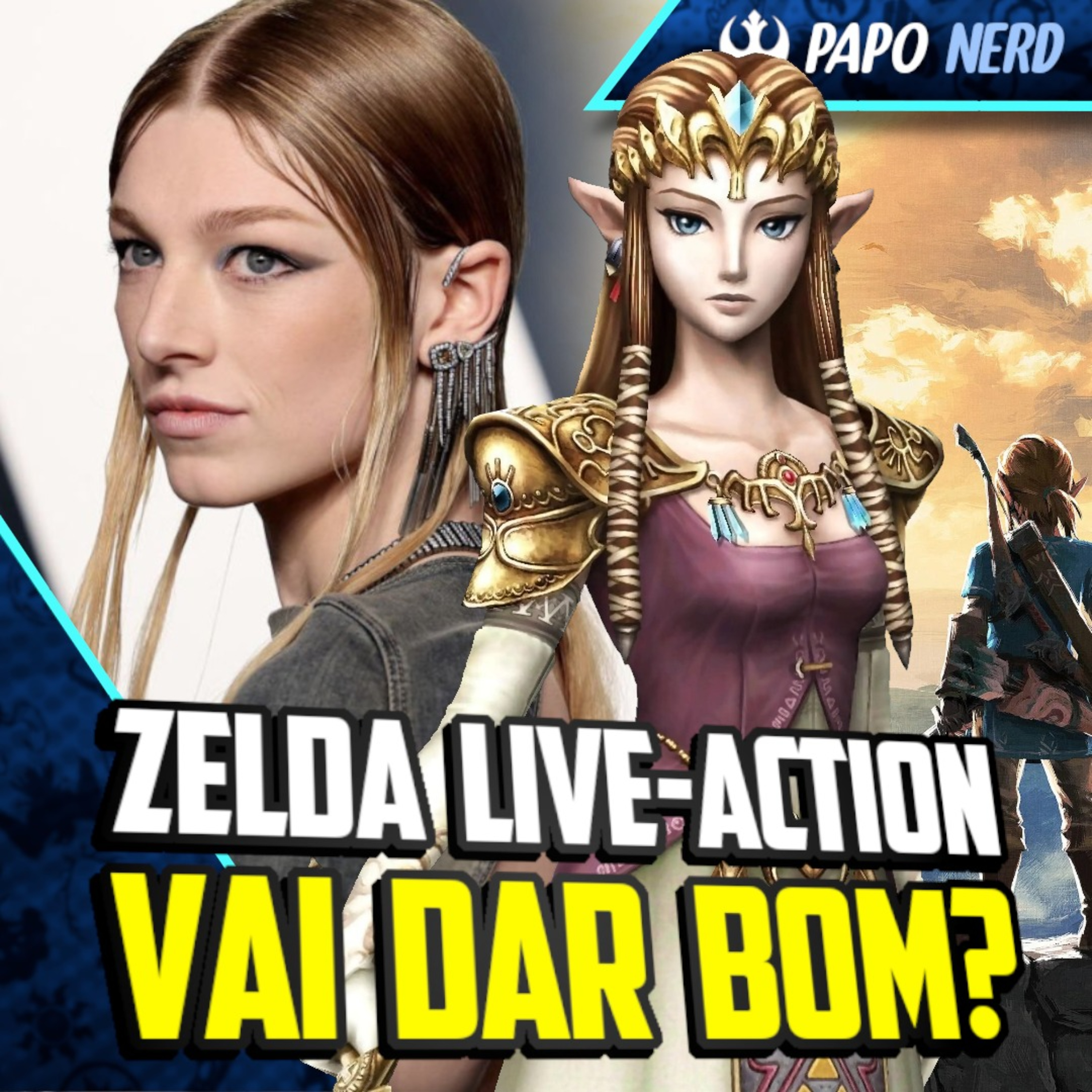 Papo Nerd #90 - Crunchyroll entrando no mundo gamer e o Anúncio do live action de Zelda episode artwork