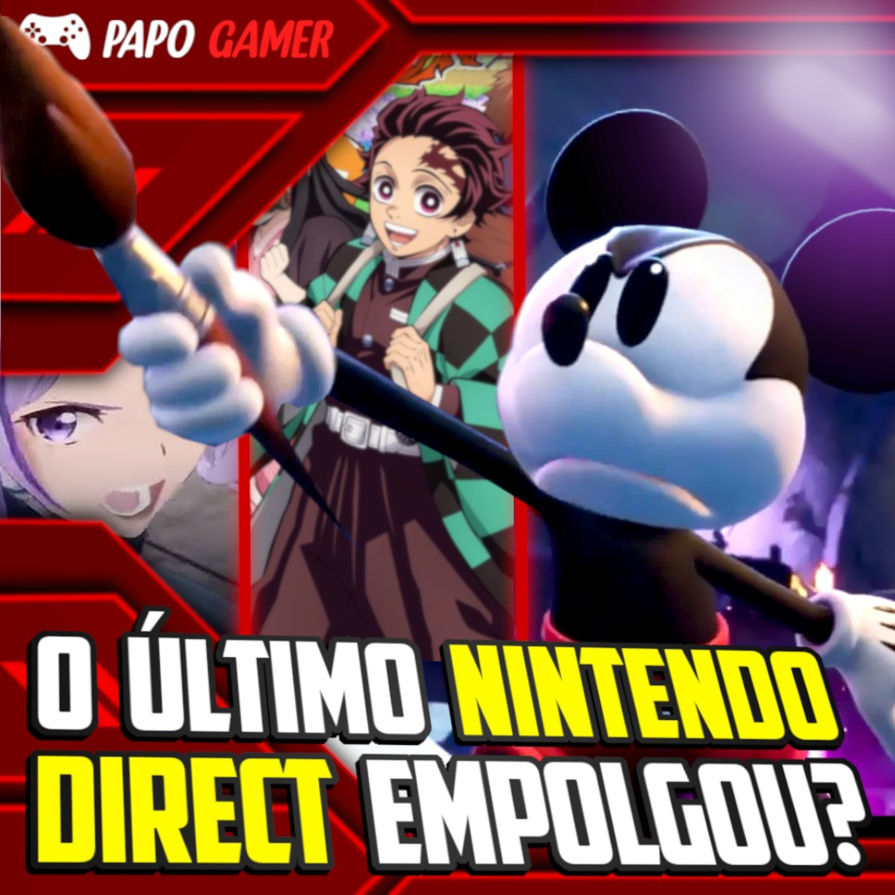 Papo Gamer #52 - Foi bom ou não? Análise do último Nintendo Direct episode artwork