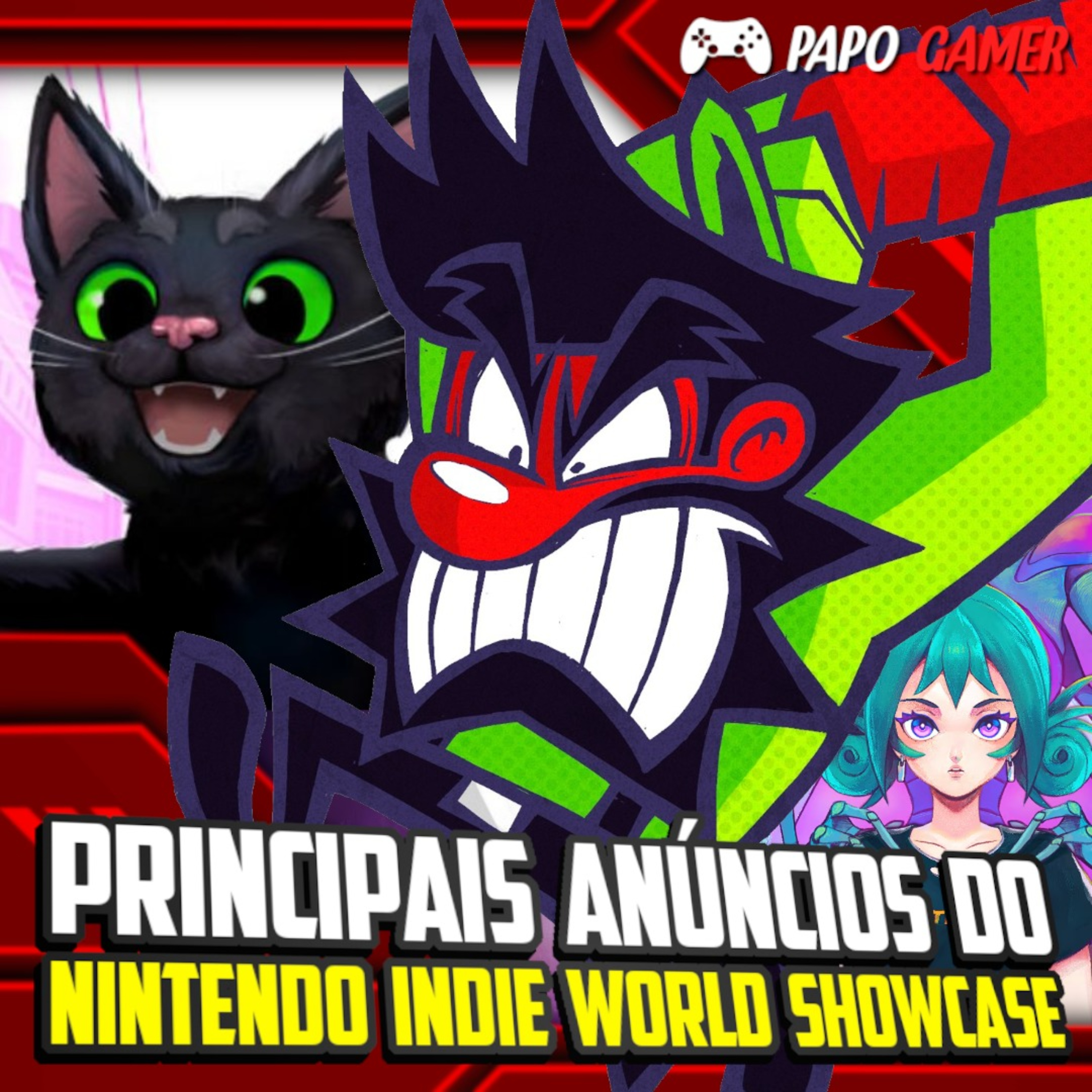 Papo Gamer #57 - Empolgou? Nossa opinião sobre a Nintendo Indie World Showcase episode artwork