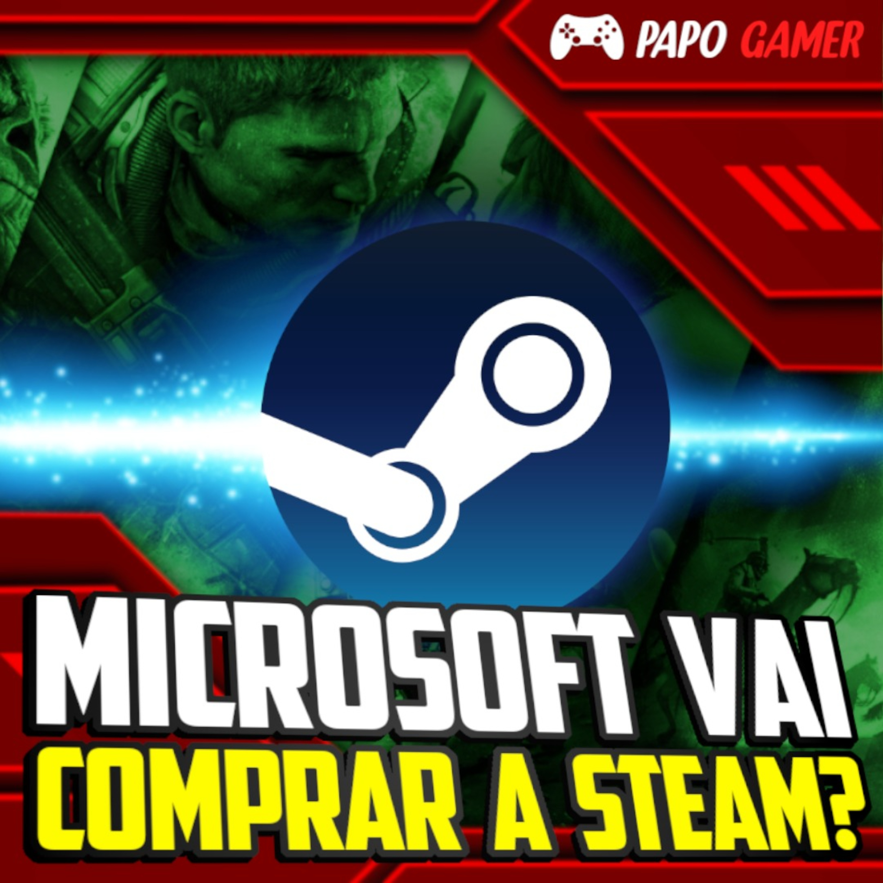 BOMBA! Microsoft pode adquirir Steam por $16 Bilhões – O Que Isso Significa? - Papo Gamer #60 episode artwork