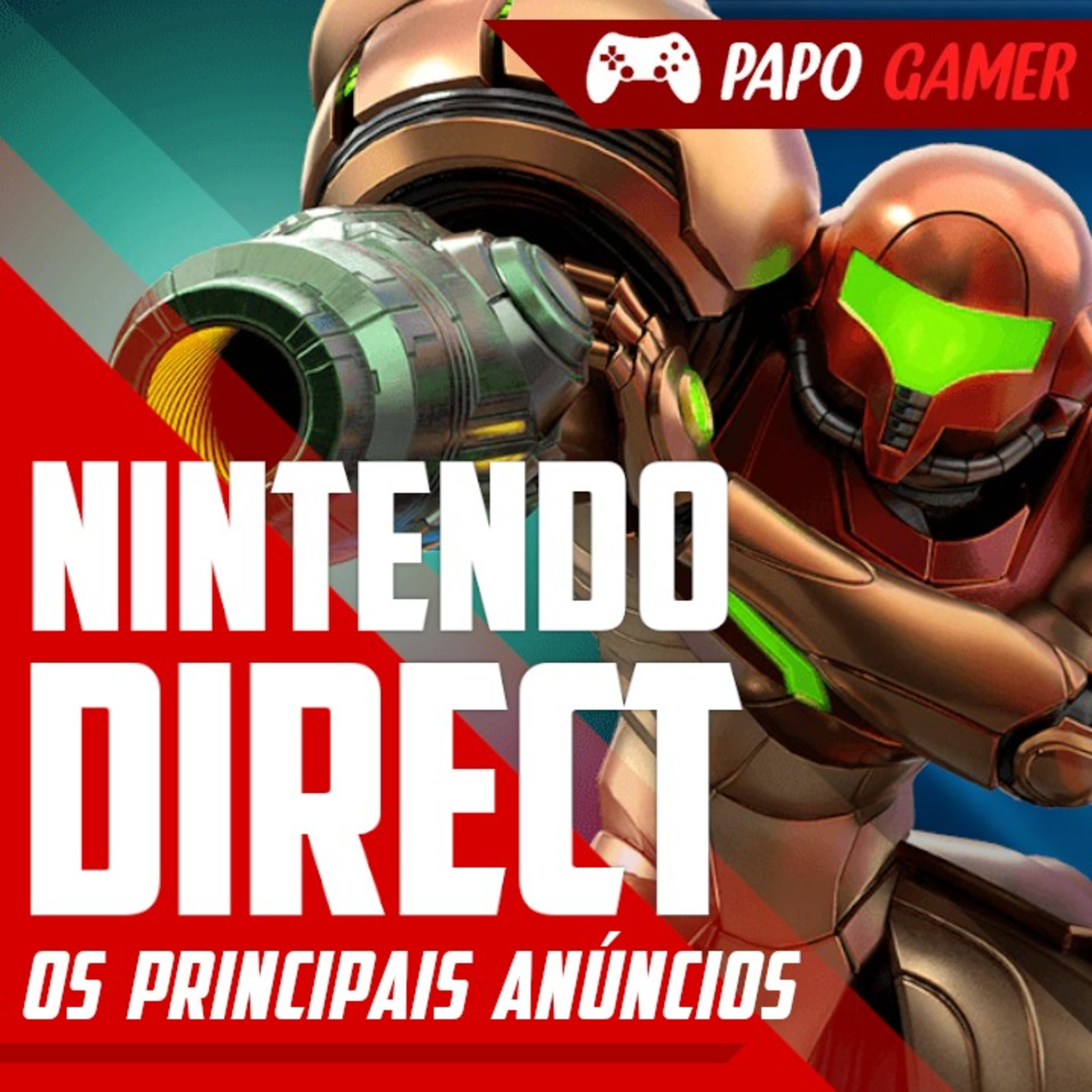Os principais anúncios da Nintendo Direct: Jogos Incríveis, Novidades e Mais! 🎮 - Papo Gamer #64 episode artwork