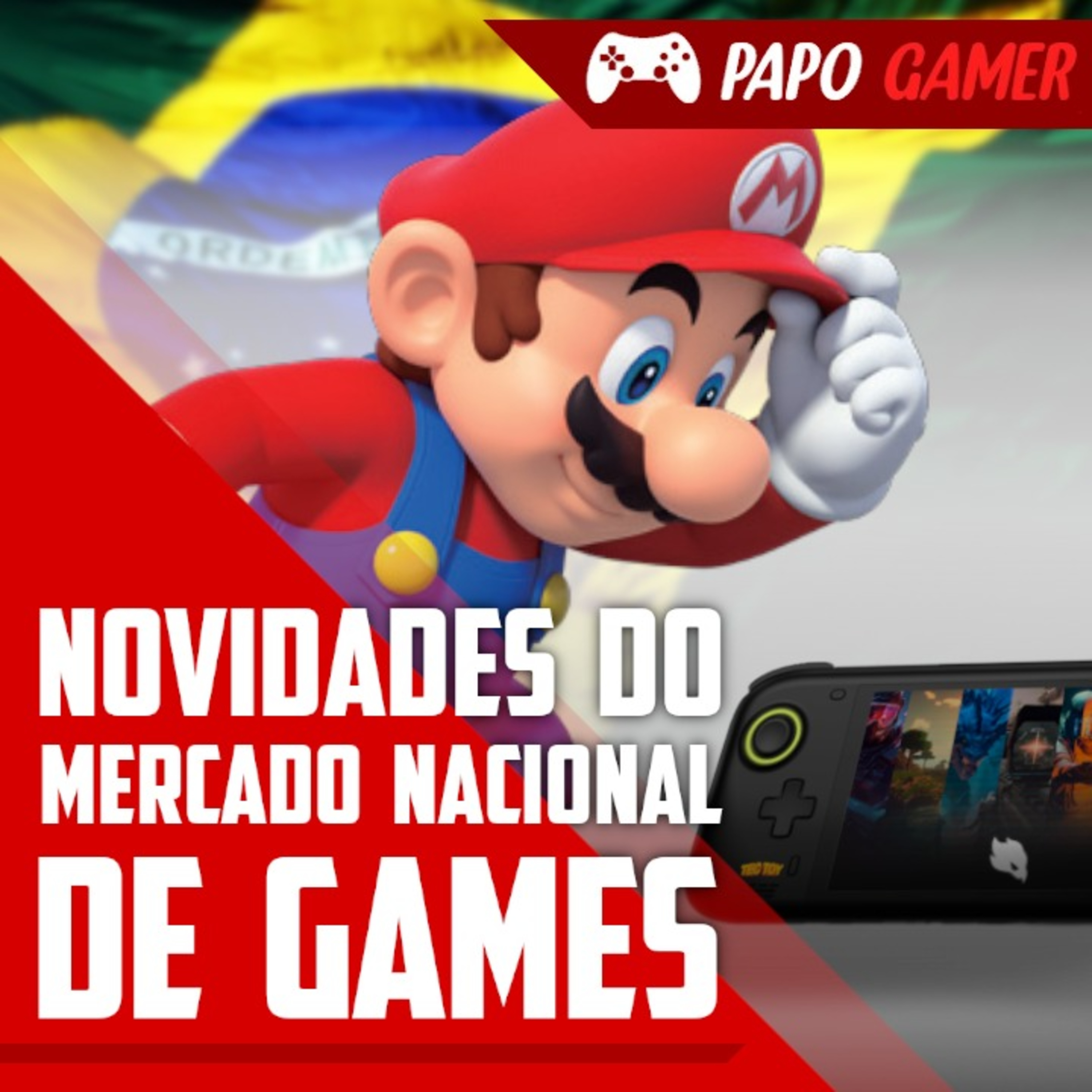 GamesCom Latam: Tec Toy anuncia Zeenix e Nintendo Focada no Brasil! - Papo Gamer #65 episode artwork